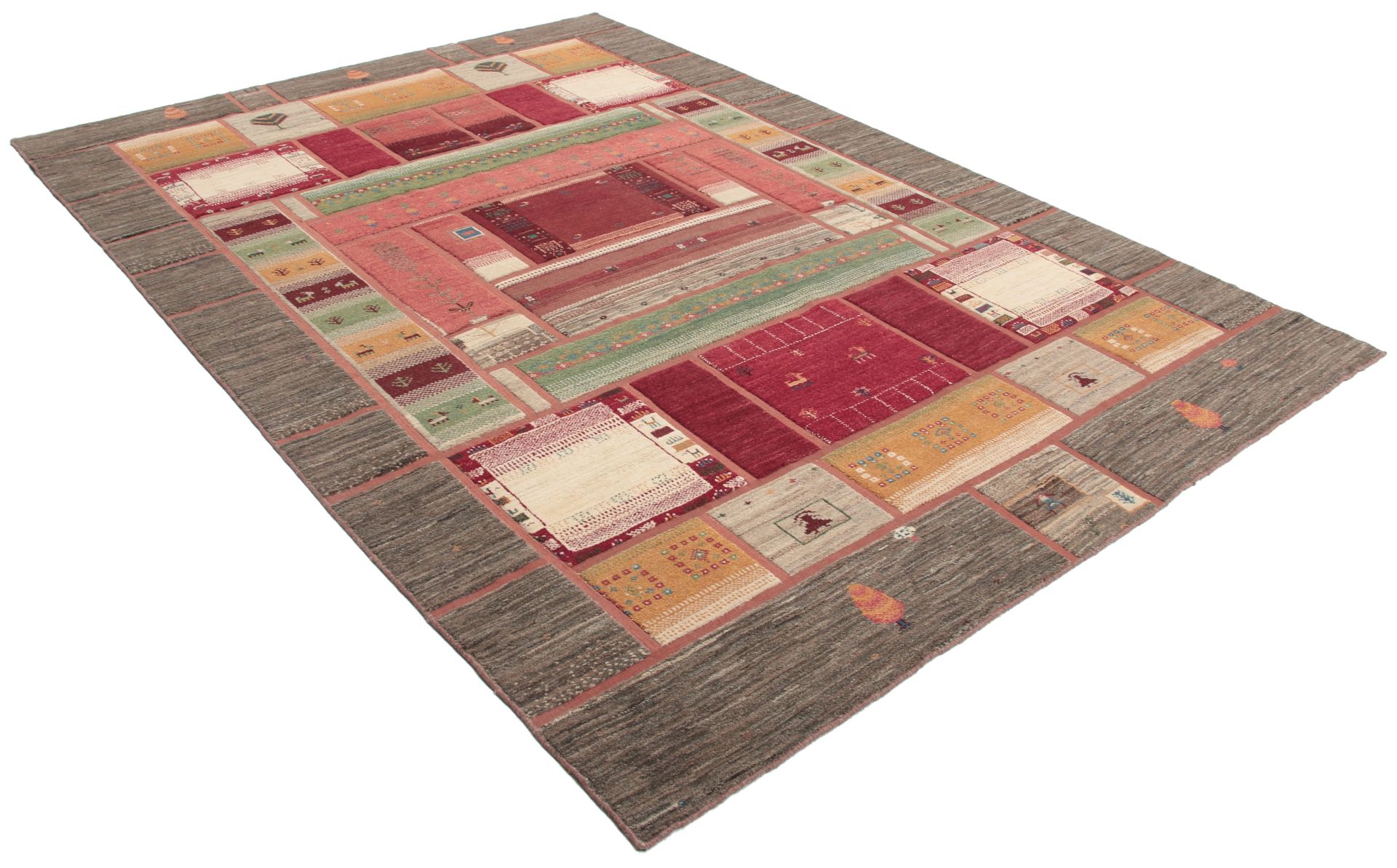 Alternative view of Wool Persian Rug 223 × 319 cm, hand-knotted