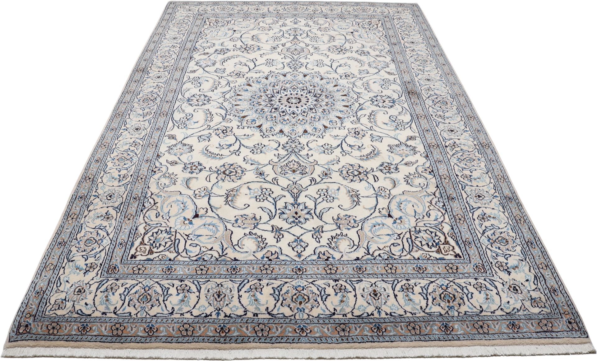 Alternative view of Hand-Knotted Nain Persian Rug, 196 × 306 cm, Wool