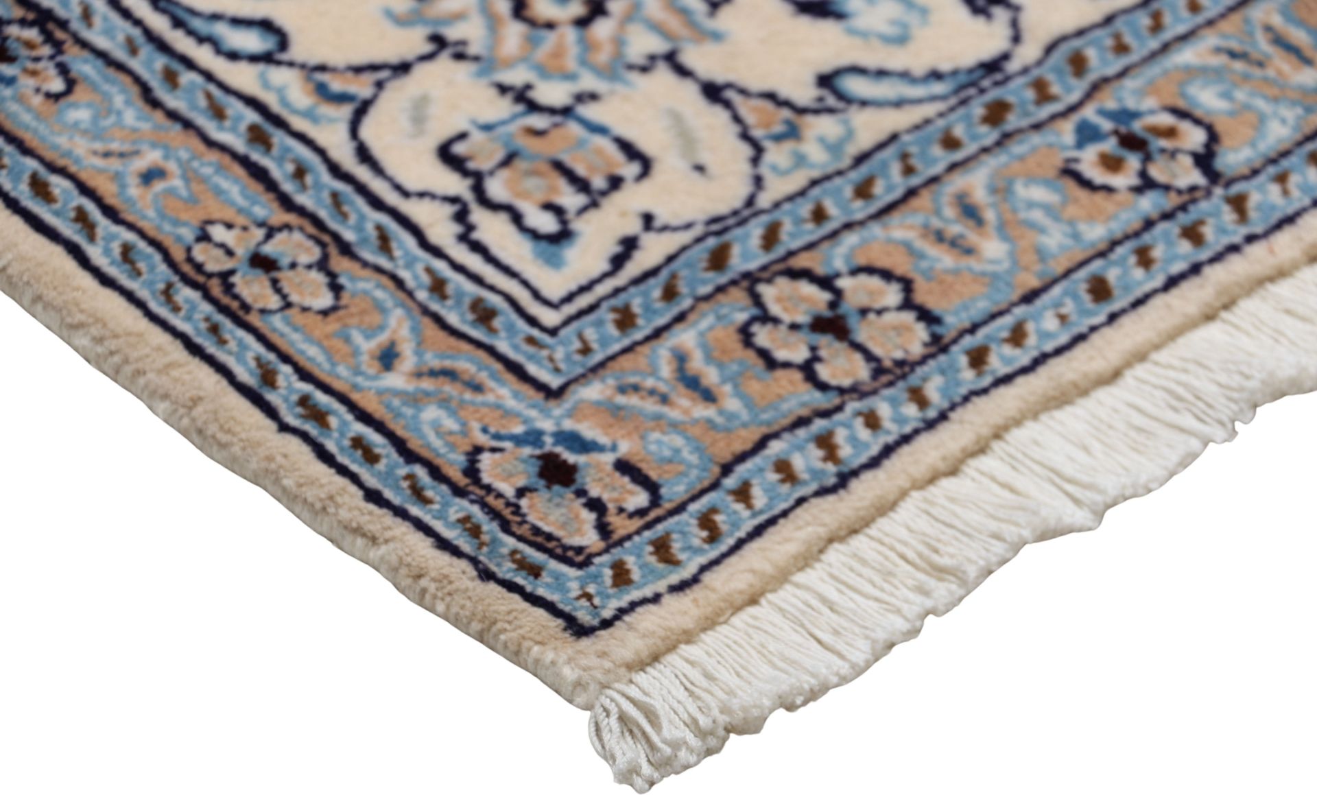 Hand-Knotted Nain Persian Rug, 196 × 306 cm, Wool - Image 6