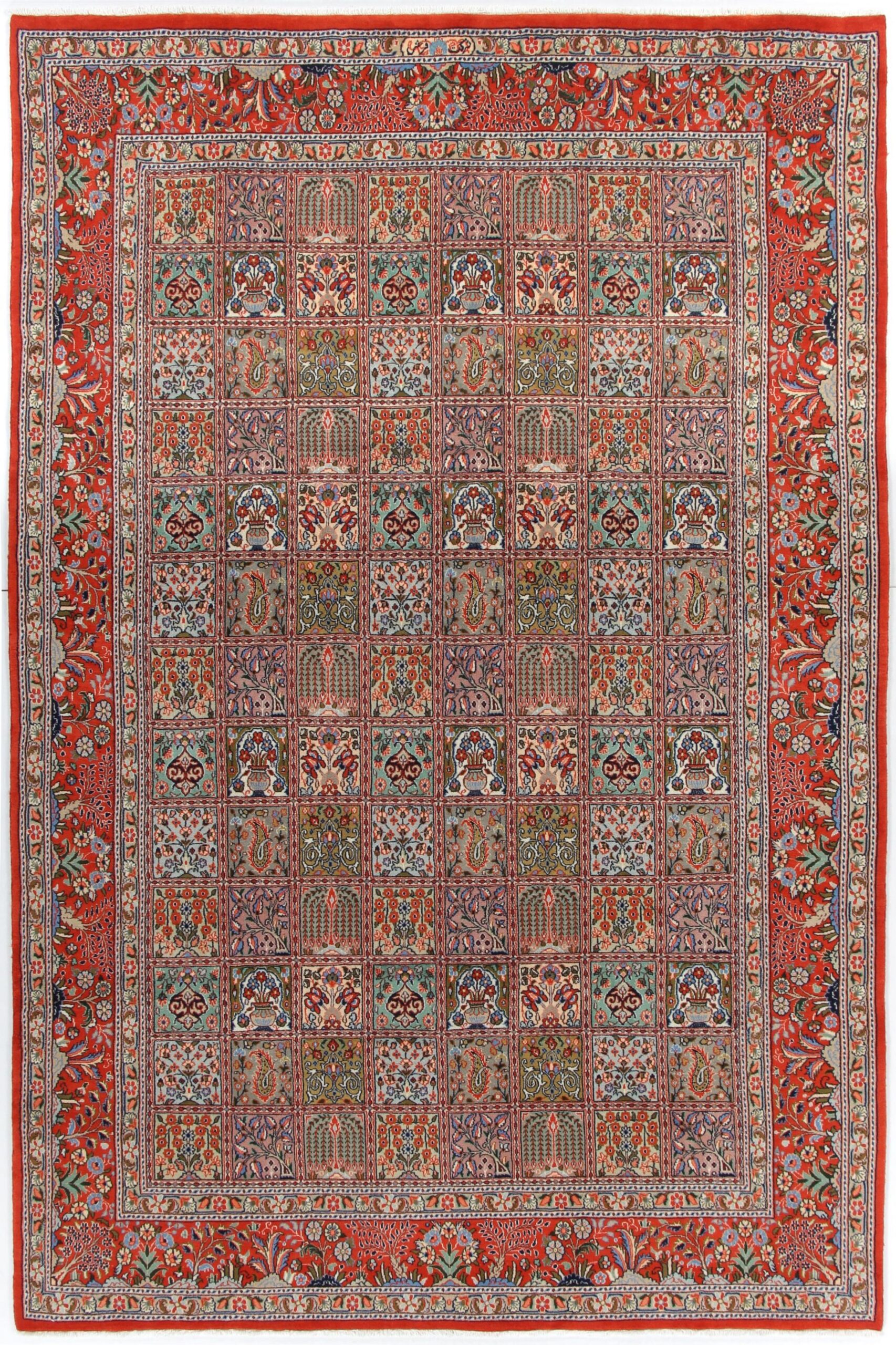 Wool Moud Persian Rug 200 × 300 cm, hand-knotted