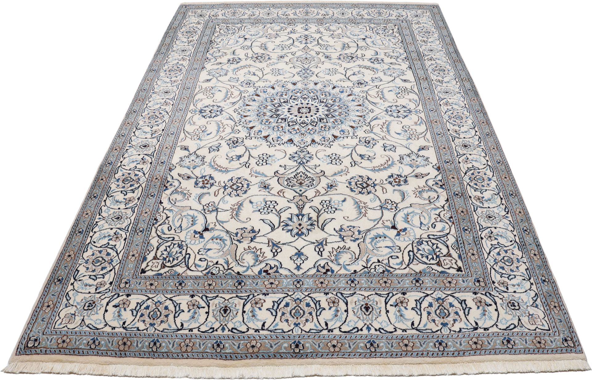 Alternative view of Wool Nain Persian Rug 197 × 297 cm, hand-knotted