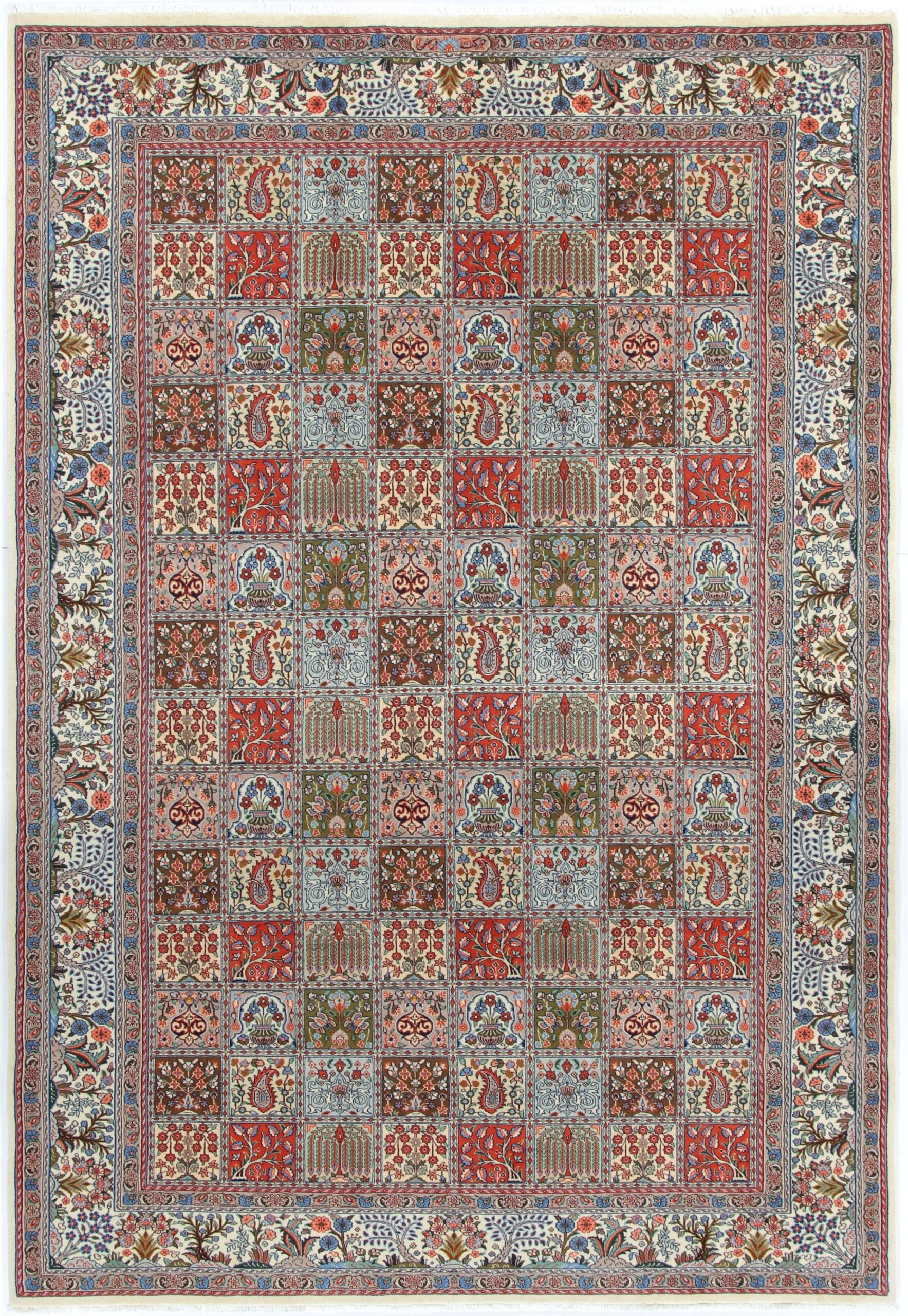 Moud Persian Rug 202 × 304 cm in Wool, hand-knotted