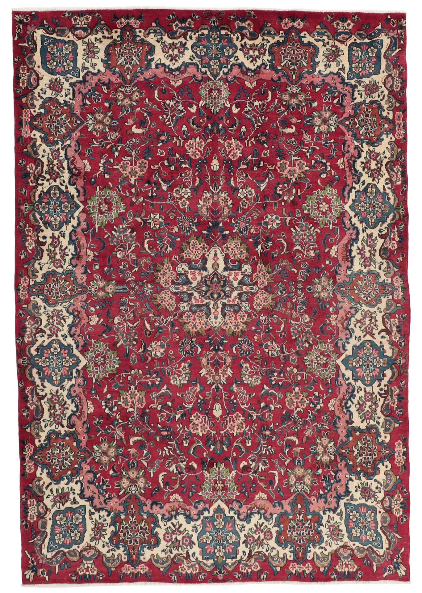 Hamadan Persian Rug 213 × 312 cm, hand-knotted