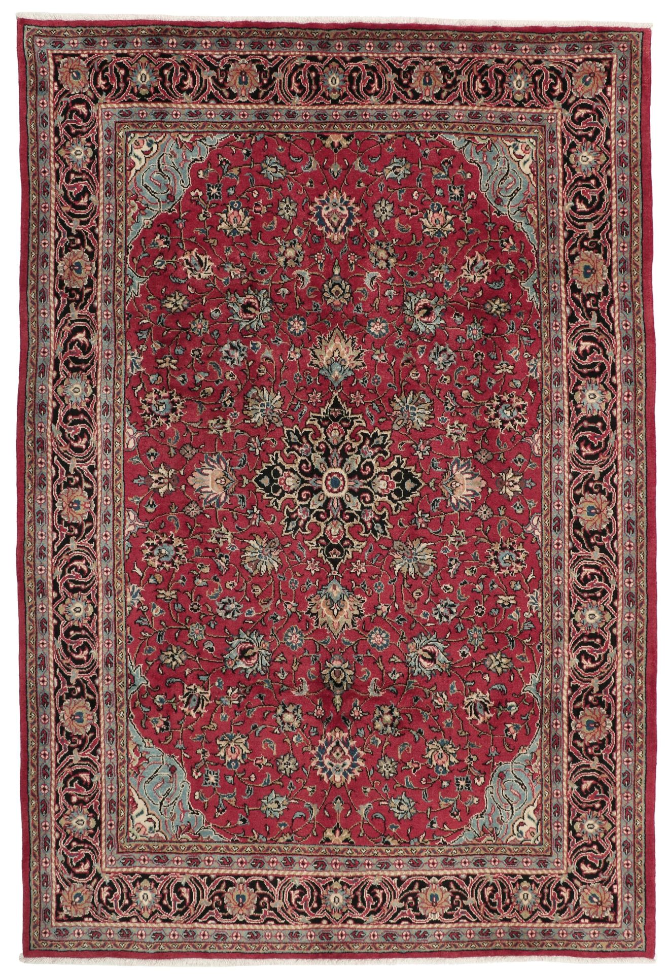 Hand-Knotted Persian Rug, 220 × 324 cm