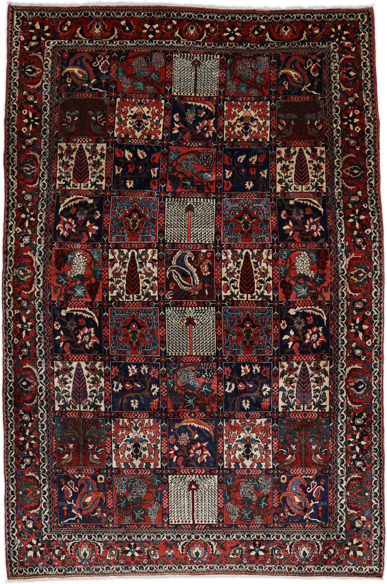 Bakhtiari Persian Rug 210 × 312 cm in Wool, hand-knotted