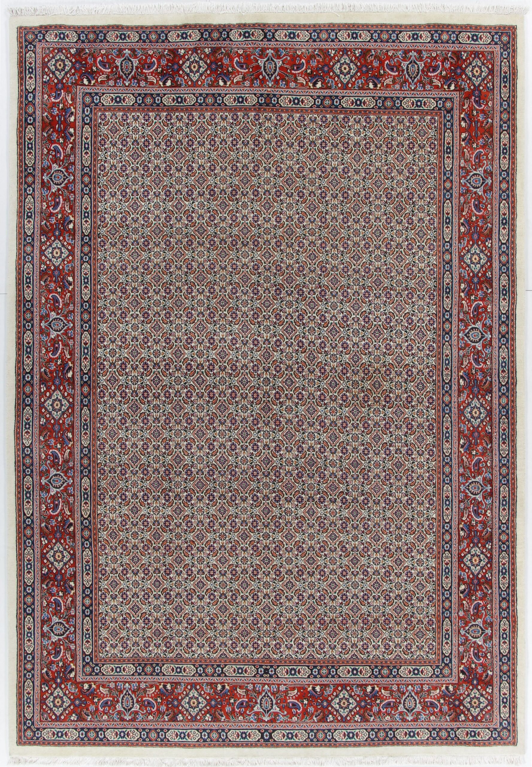 Wool Moud Persian Rug 205 × 290 cm, hand-knotted