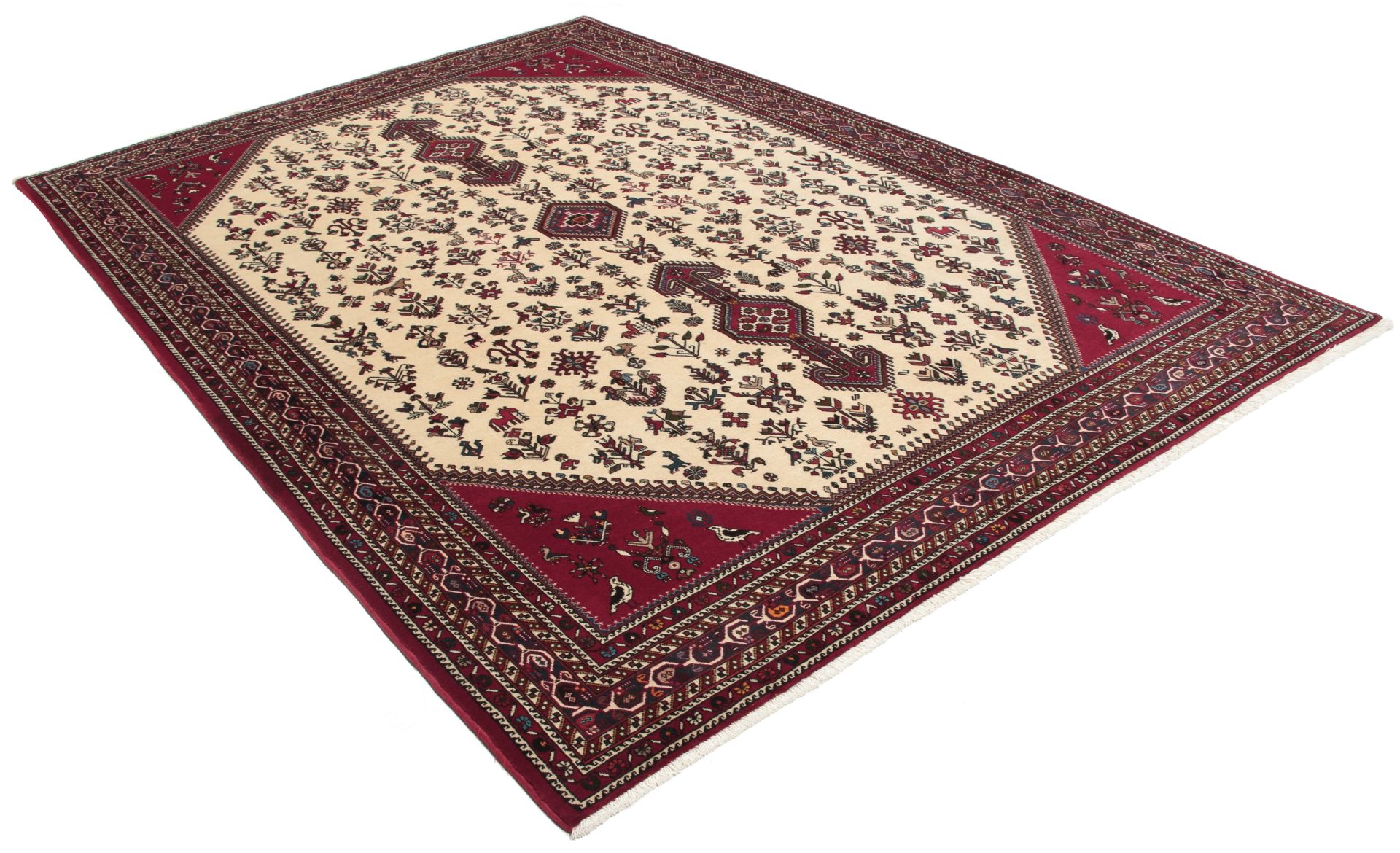 Alternative view of Persian Rug 202 × 300 cm in Wool, hand-knotted