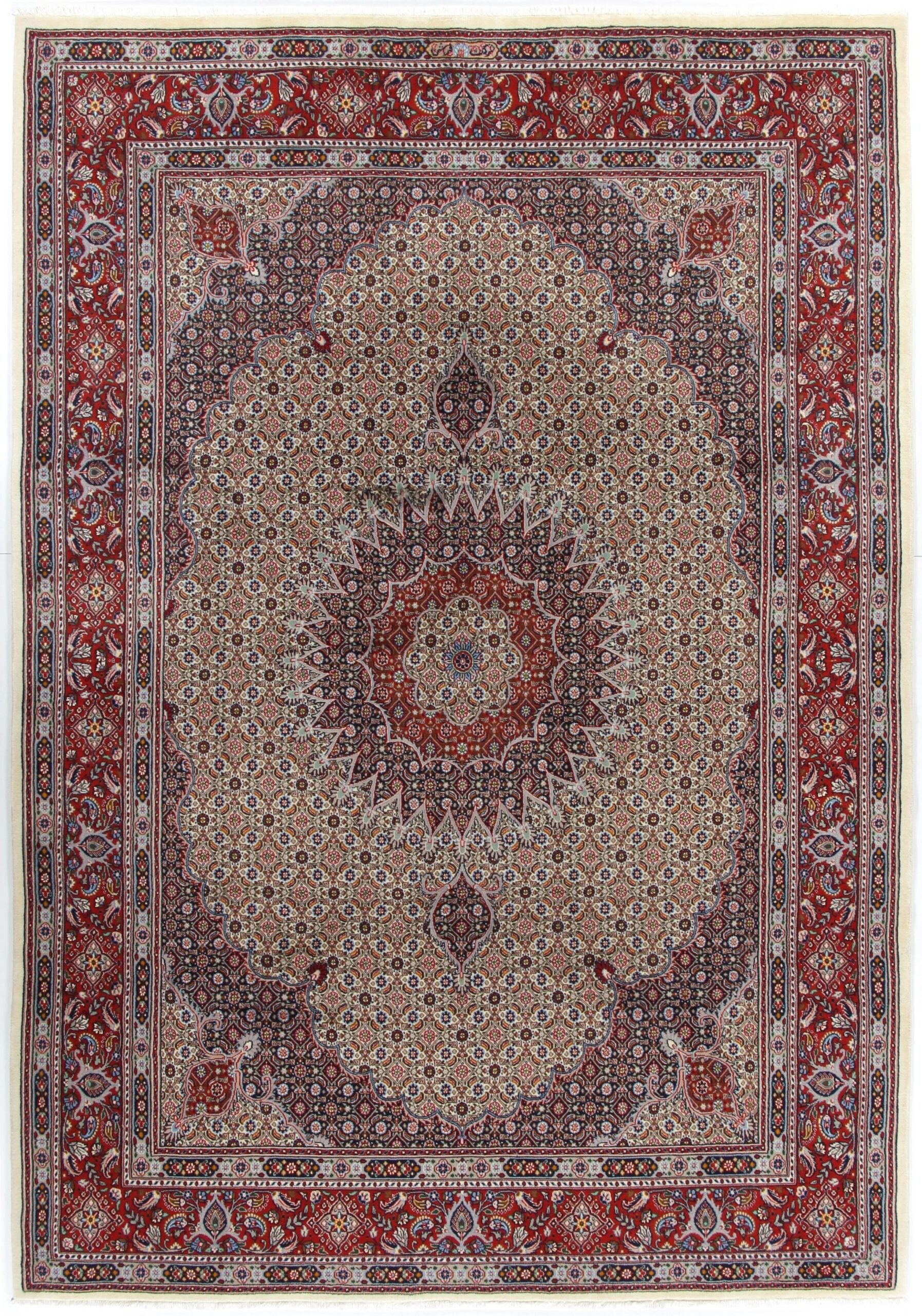Moud Persian Rug 207 × 298 cm in Wool, hand-knotted