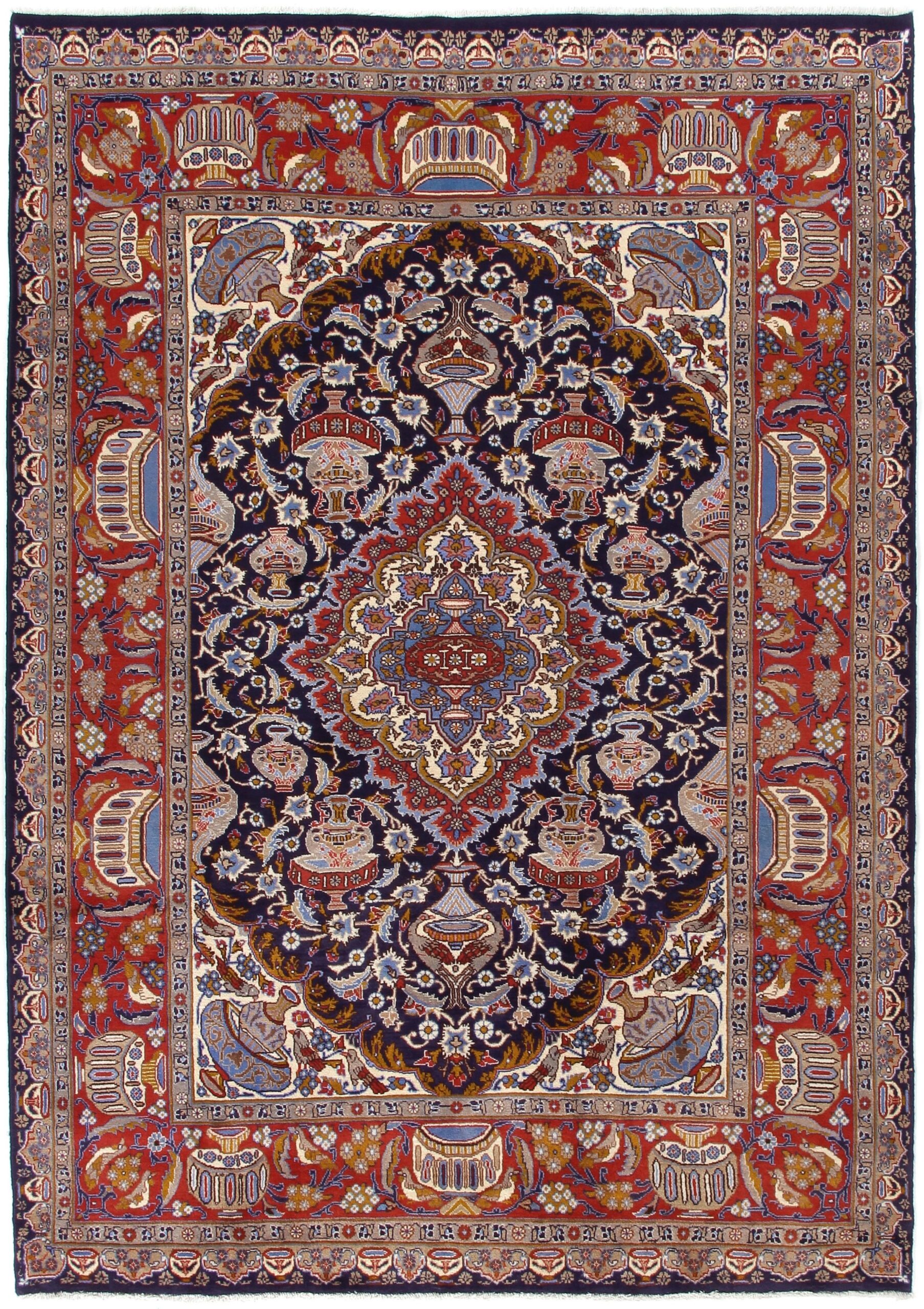 Kashmar Persian Rug 200 × 295 cm in Wool, hand-knotted