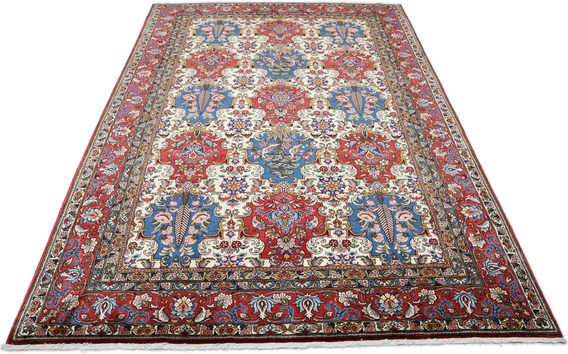 Alternative view of Hand-Knotted Bakhtiari Persian Rug, 210 × 305 cm, Wool