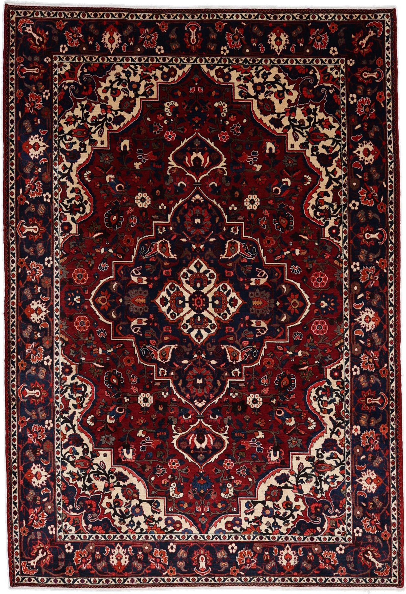 Bakhtiari Persian Rug 210 × 310 cm in Wool, hand-knotted