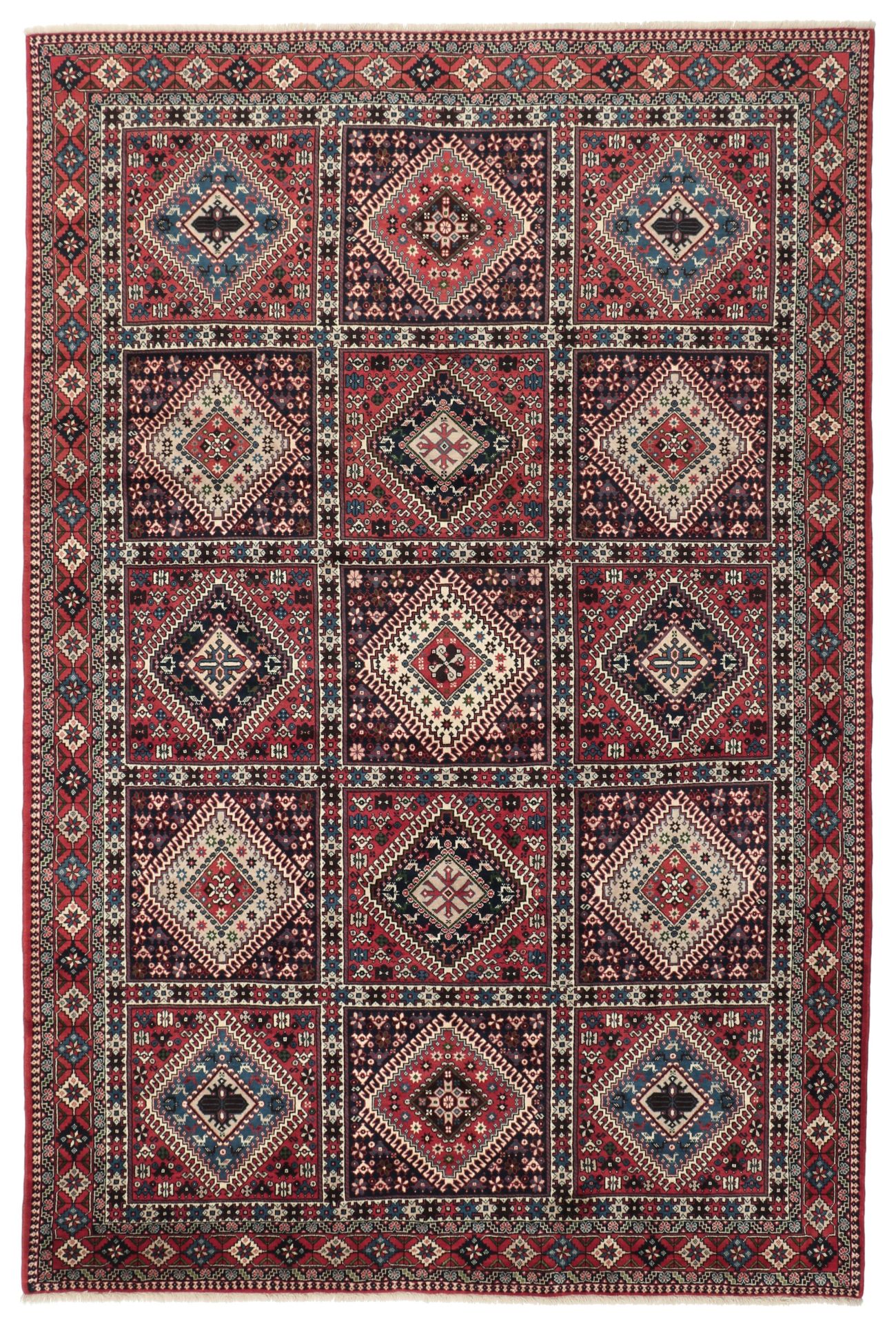 Persian Rug 203 × 300 cm in Wool, hand-knotted