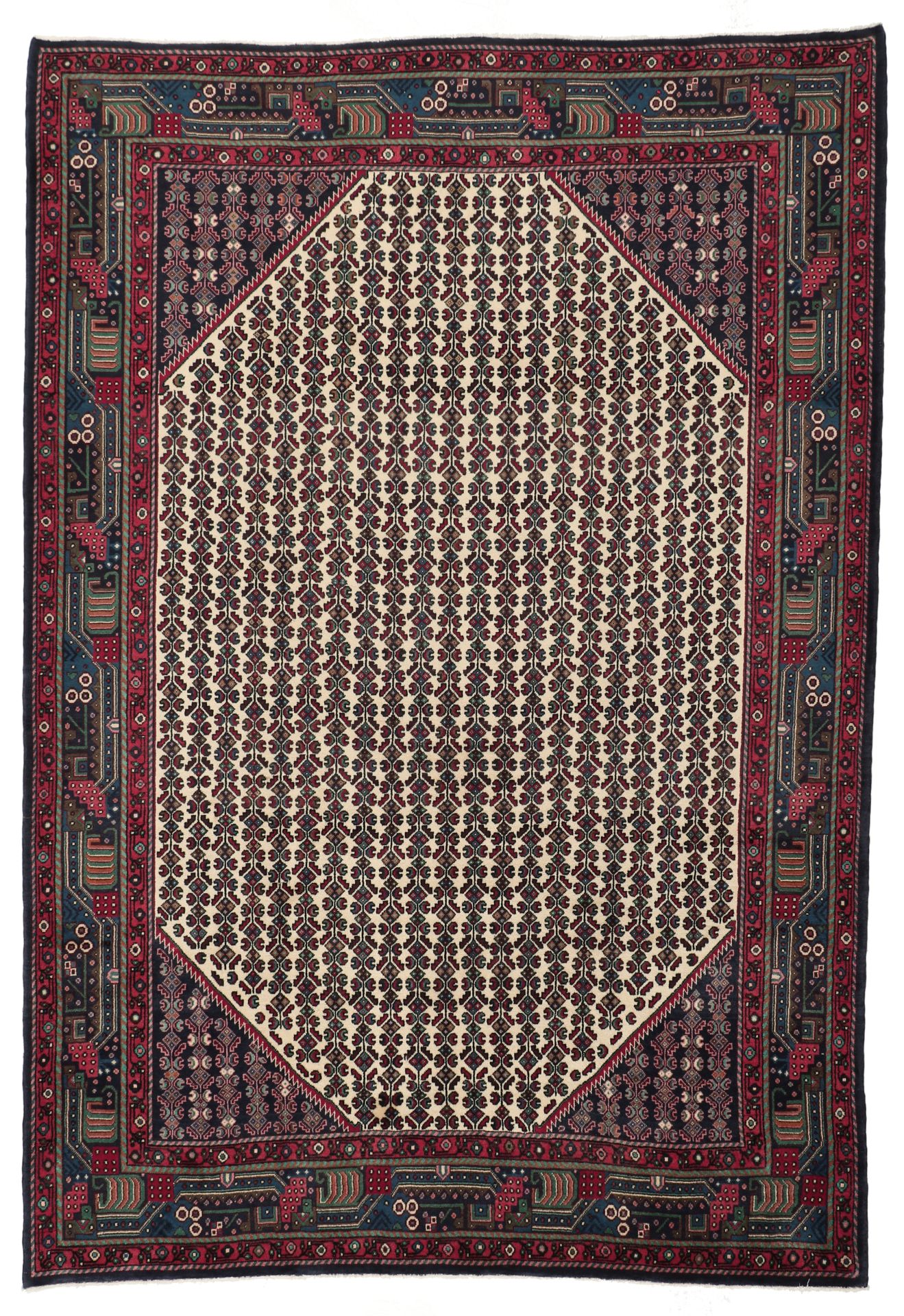 Wool Koliai Persian Rug 205 × 295 cm, hand-knotted