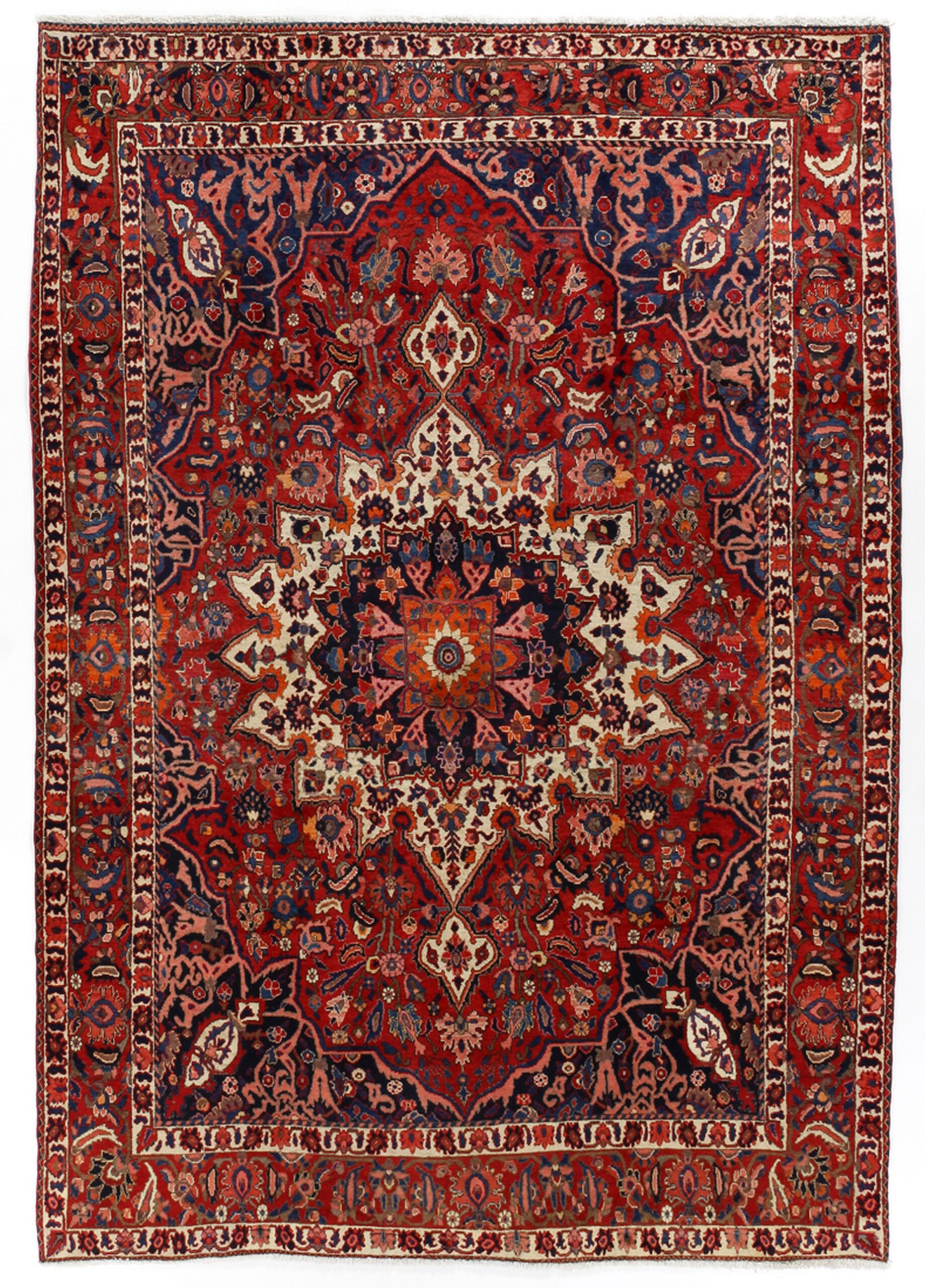 Bakhtiari Persian Rug 210 × 298 cm in Wool, hand-knotted