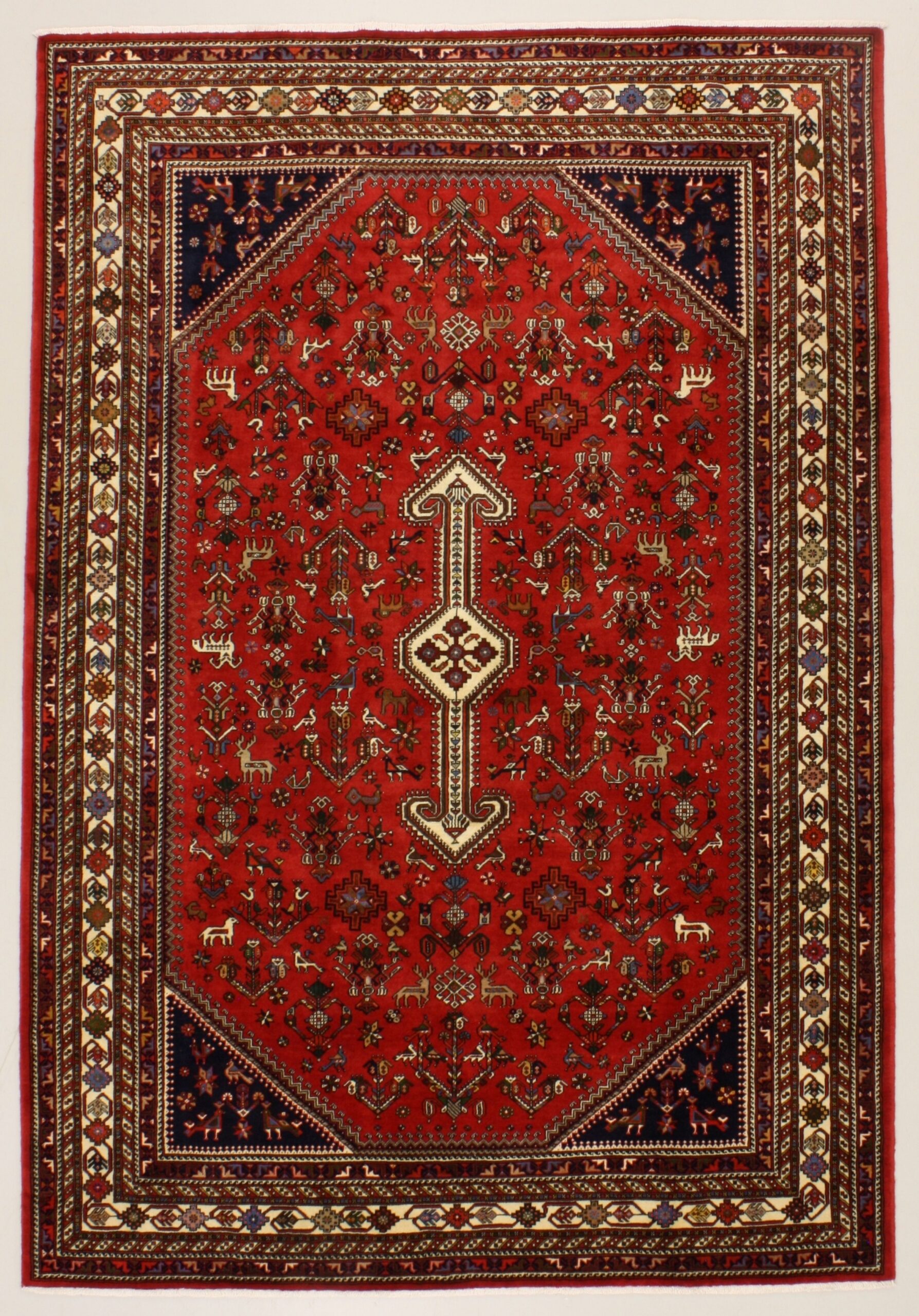 Persian Rug 200 × 293 cm in Wool, hand-knotted