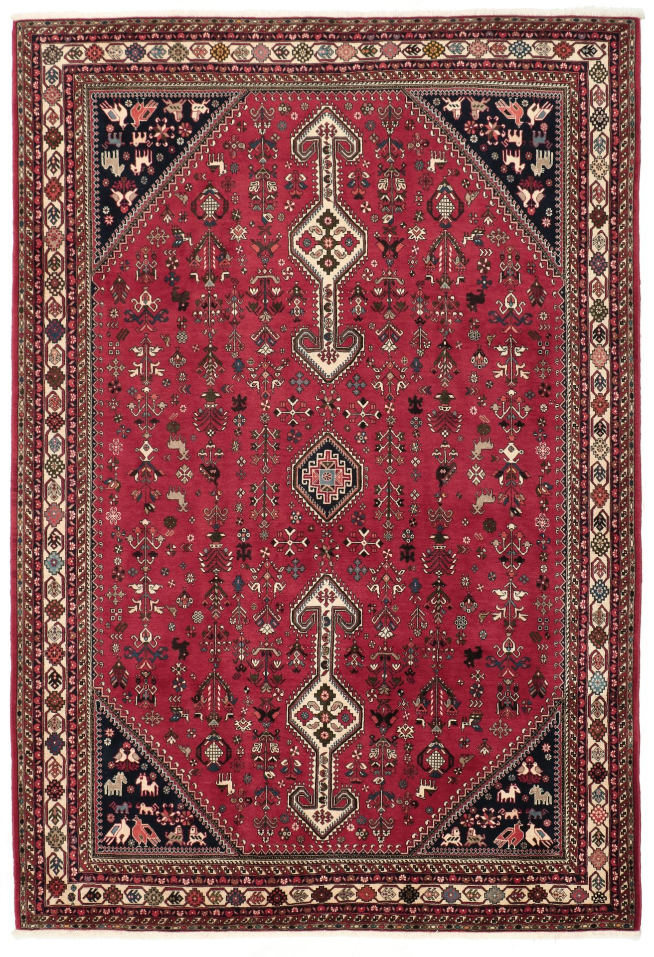 Persian Rug 200 × 290 cm in Wool, hand-knotted
