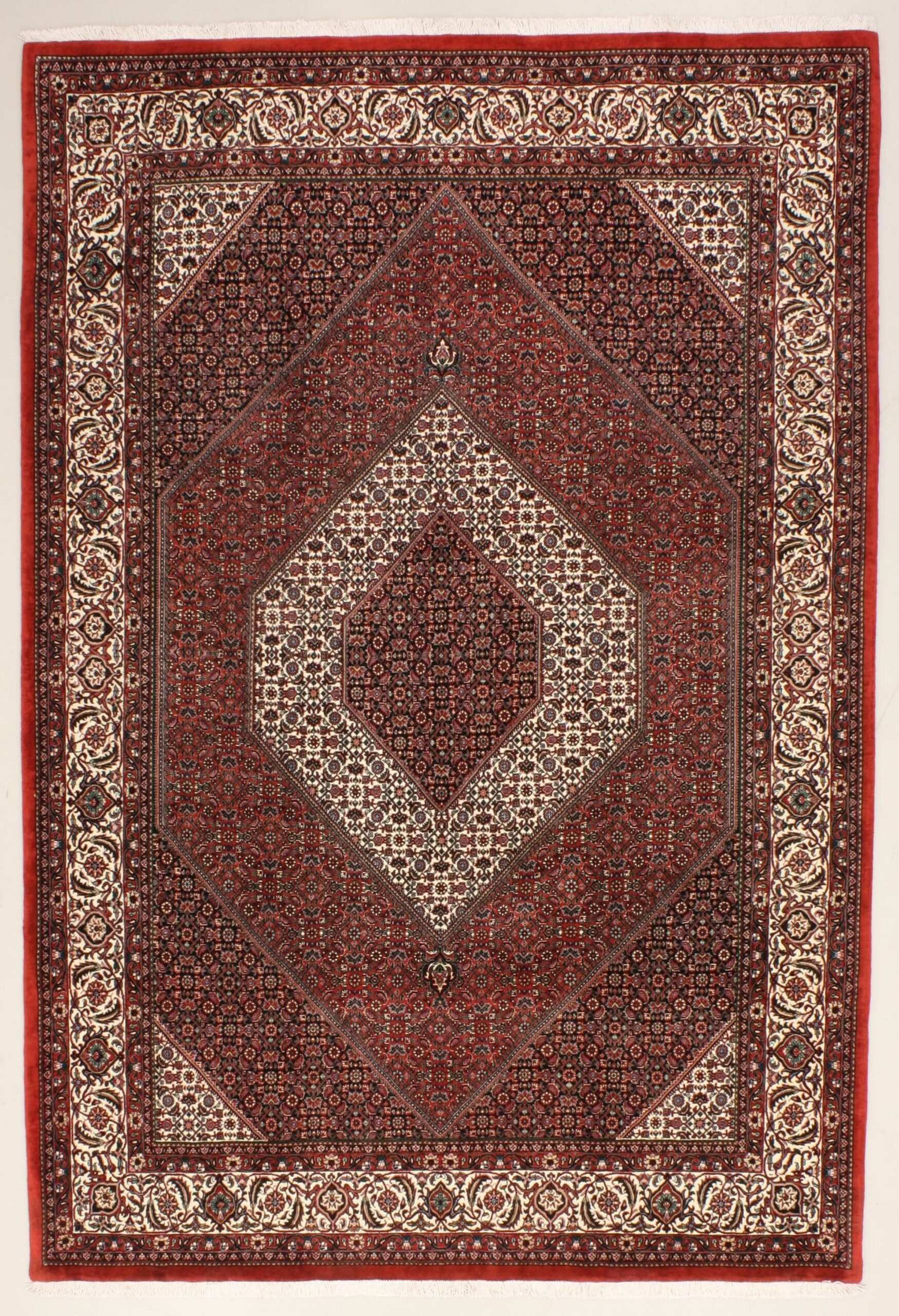 Wool & Silk Bijar Persian Rug 203 × 298 cm, hand-knotted