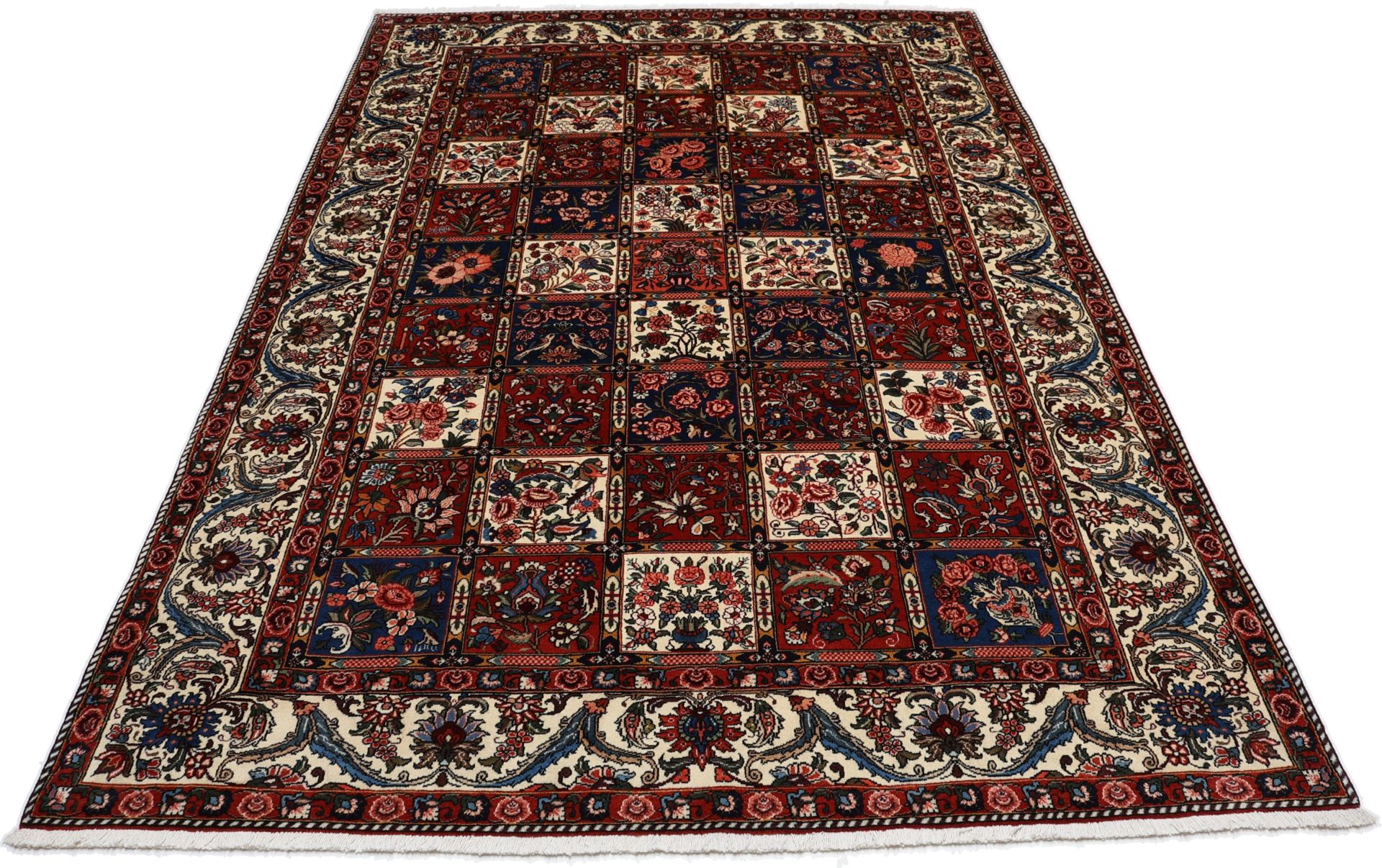 Wool Bakhtiari Persian Rug 205 × 302 cm, hand-knotted - Image 8