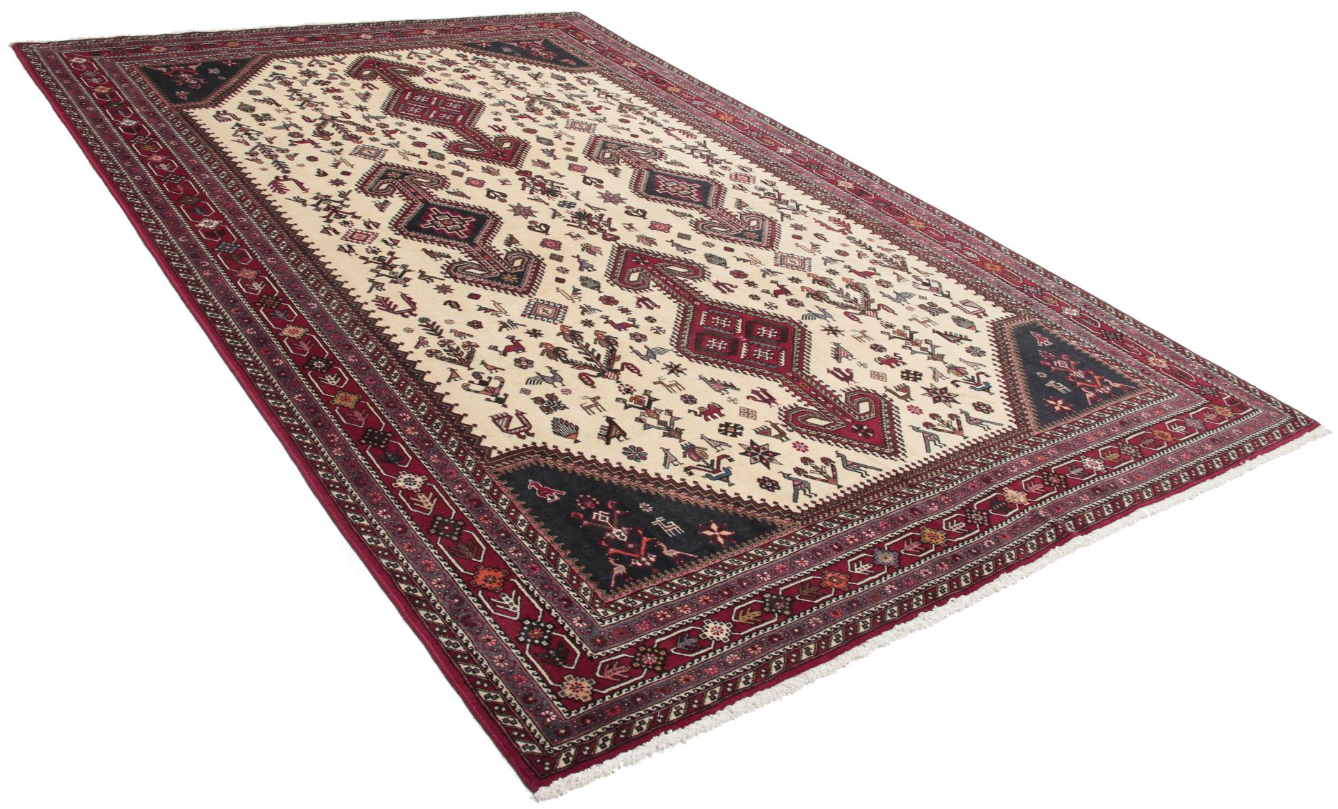 Alternative view of Hand-Knotted Persian Rug, 197 × 305 cm, Wool