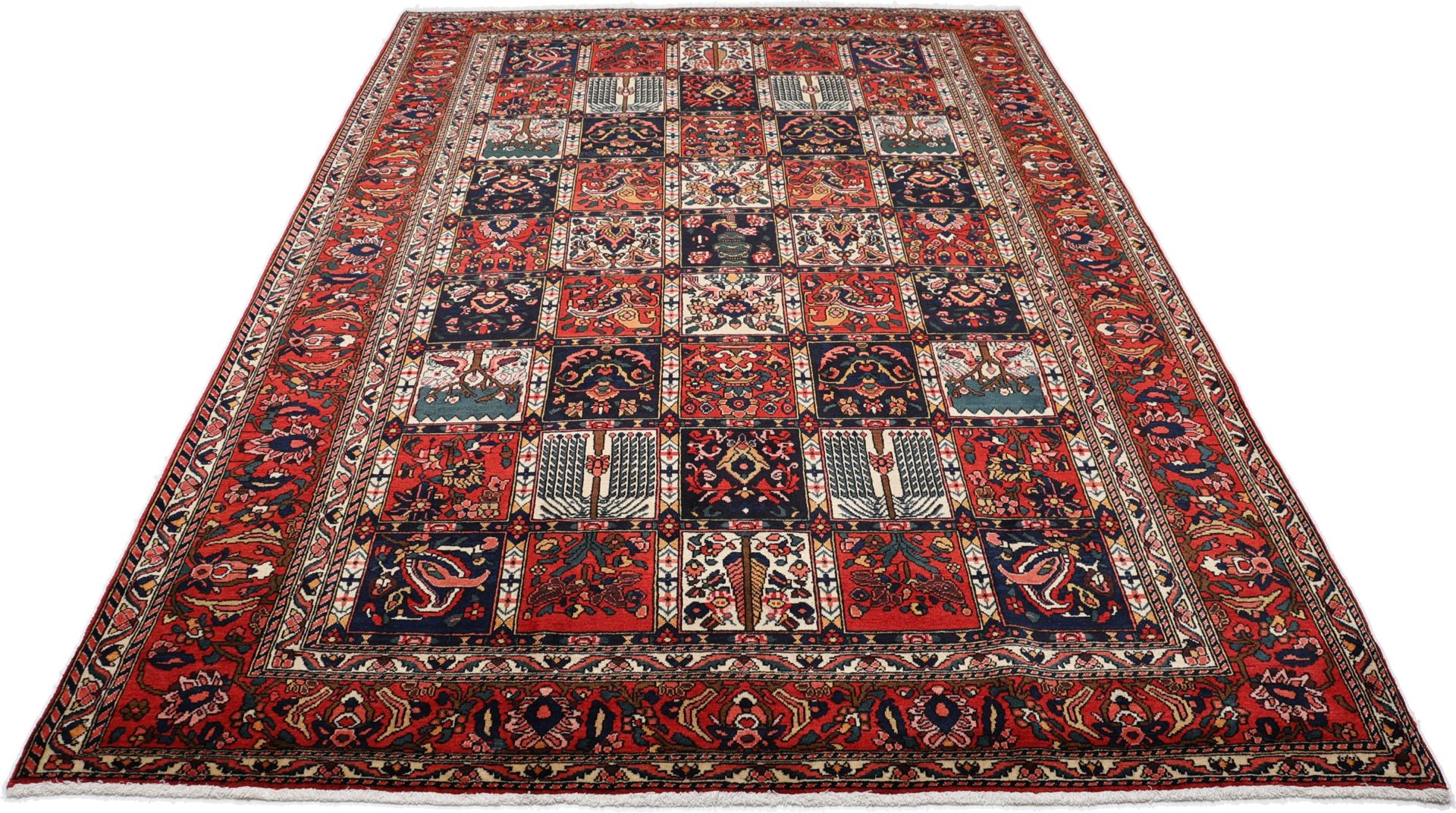 Alternative view of Hand-Knotted Bakhtiari Persian Rug, 215 × 310 cm, Wool