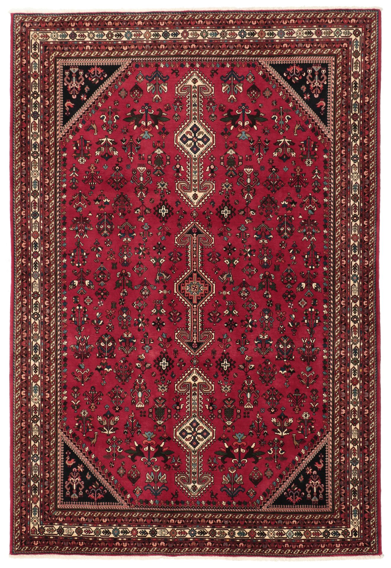 Persian Rug 200 × 290 cm in Wool, hand-knotted