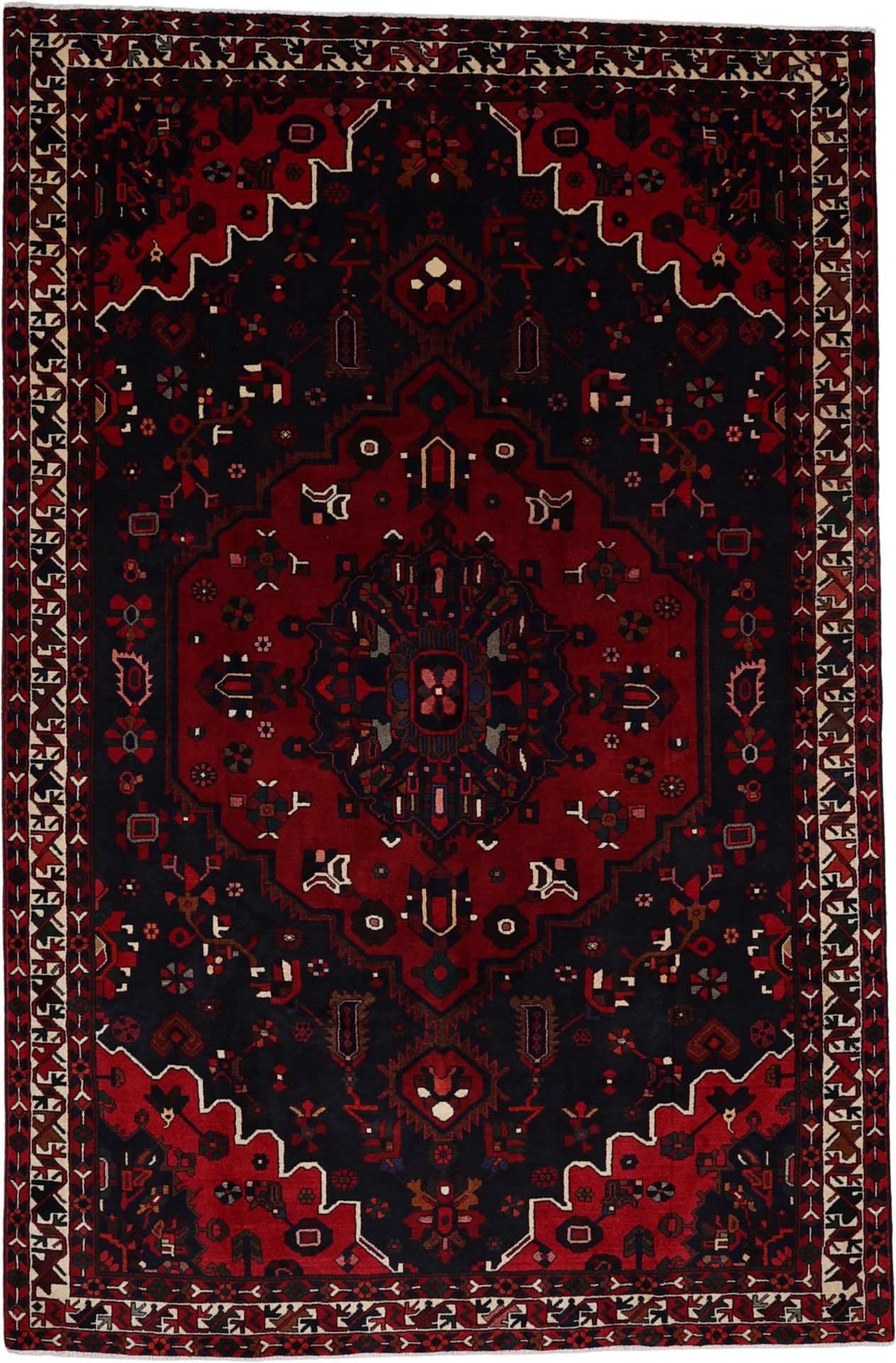 Wool Bakhtiari Persian Rug 210 × 320 cm, hand-knotted