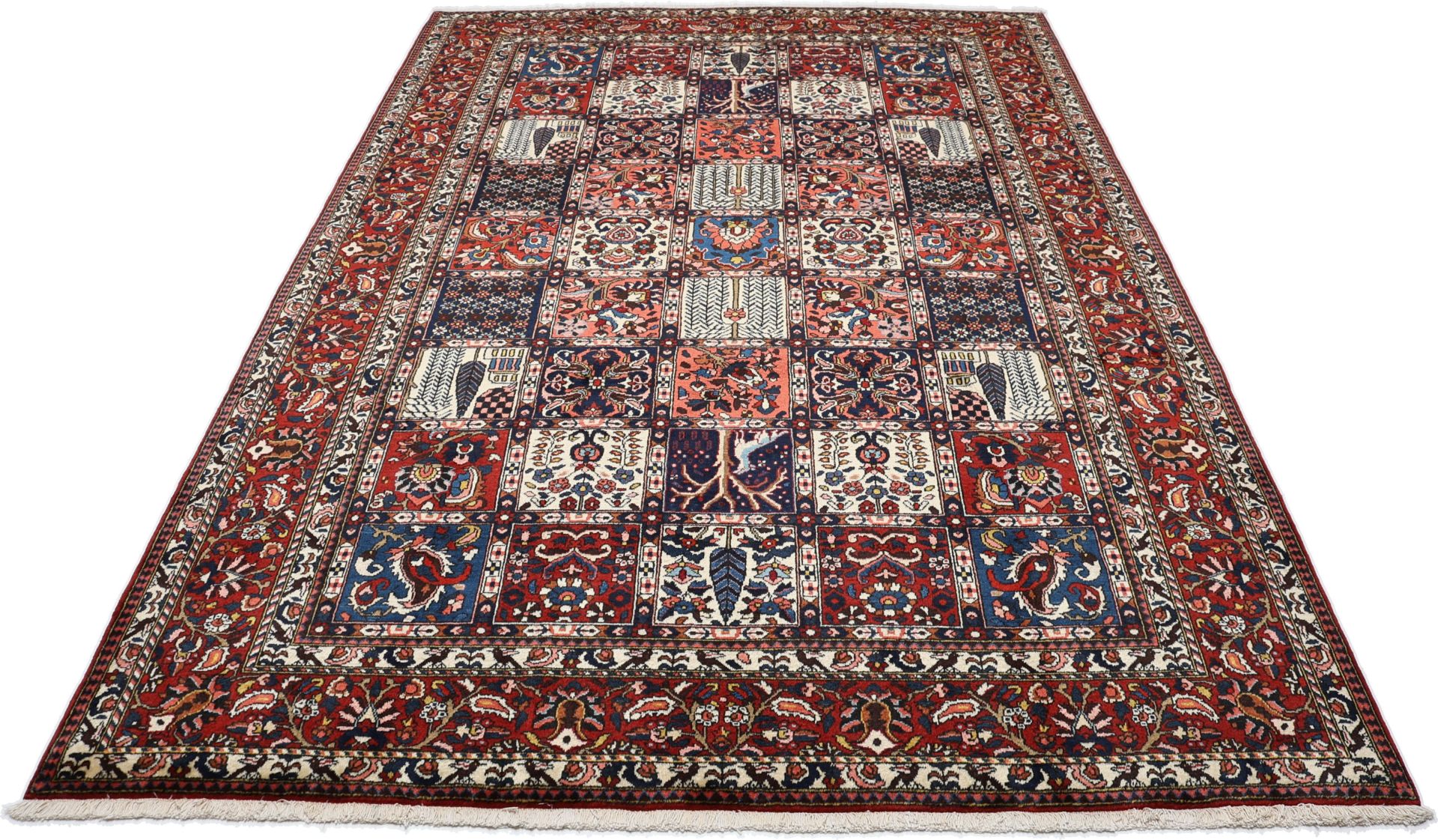 Alternative view of Hand-Knotted Bakhtiari Persian Rug, 210 × 300 cm, Wool