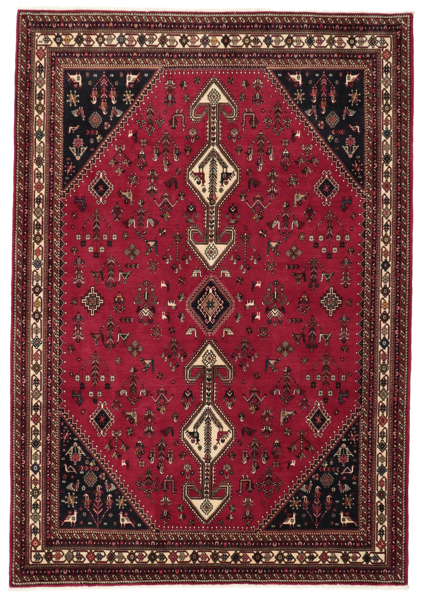 Persian Rug 205 × 295 cm in Wool, hand-knotted