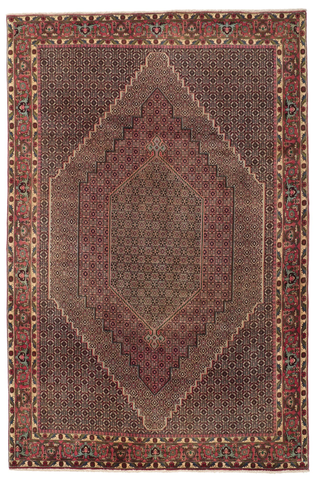 Wool Qashqai Persian Rug 210 × 310 cm, hand-knotted