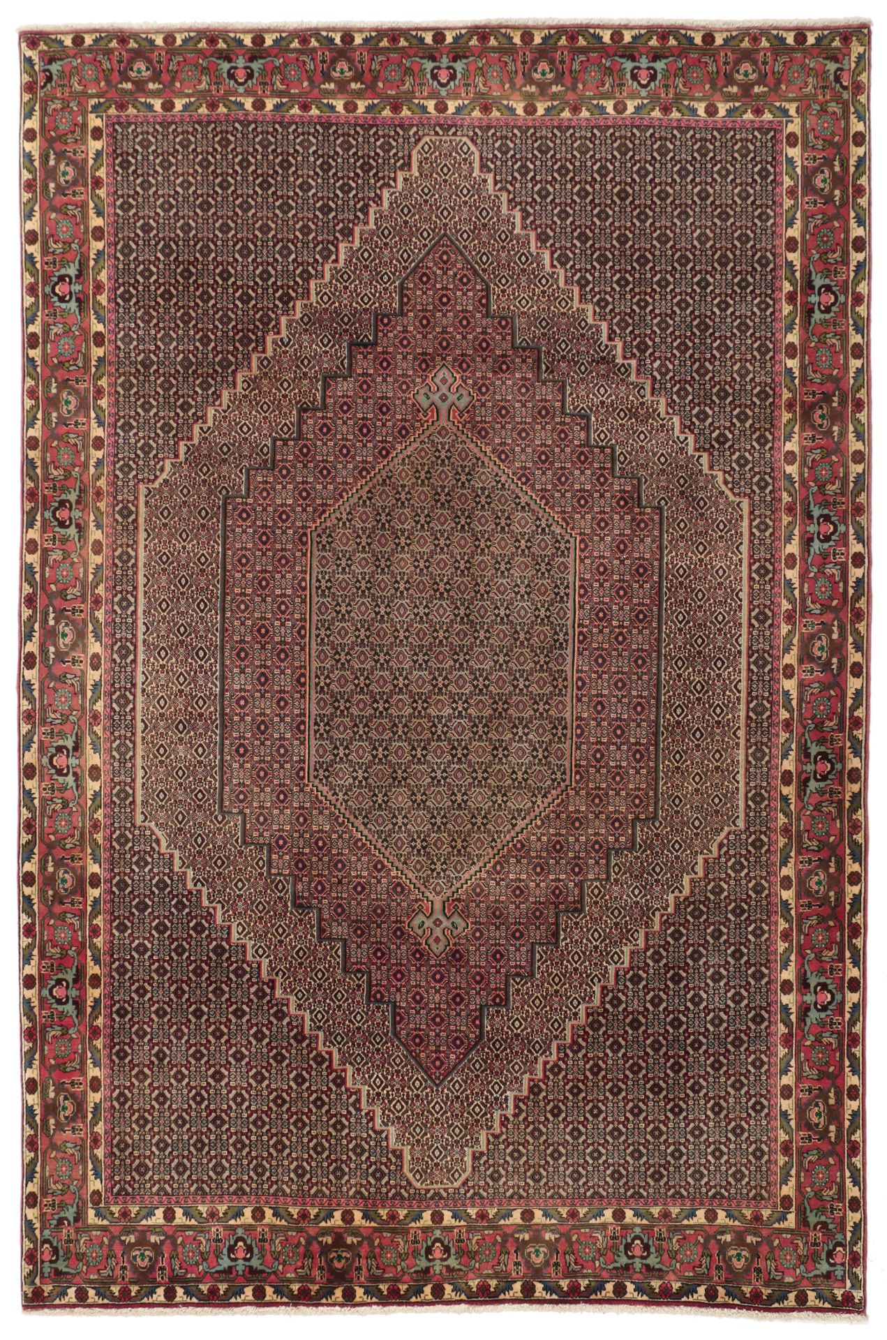 Persian Rug 200 × 300 cm in Wool, hand-knotted