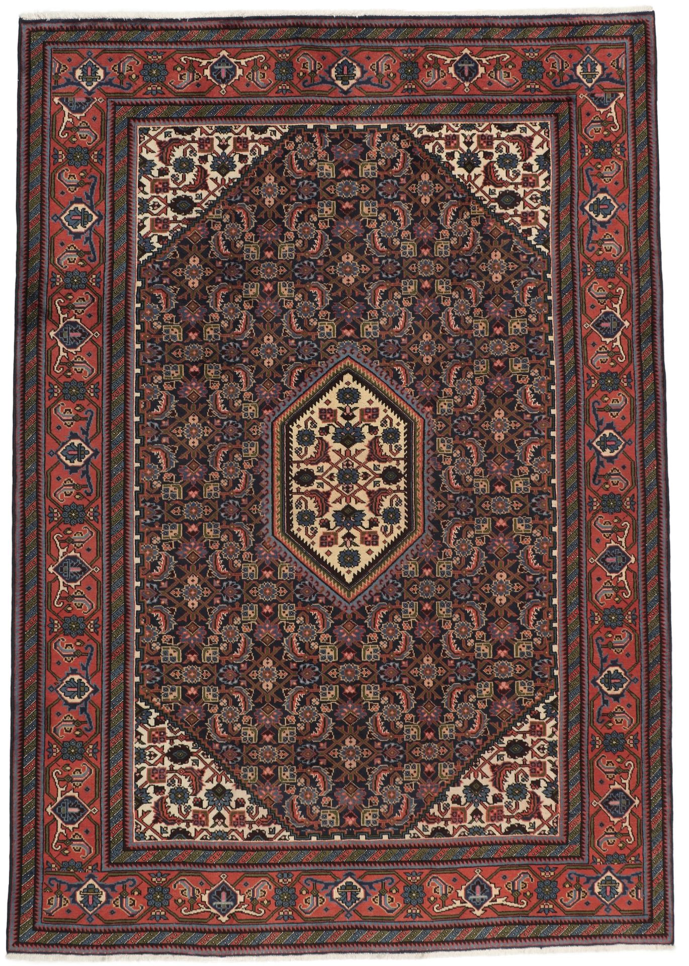 Silk Ardebil Persian Rug 200 × 290 cm, hand-knotted