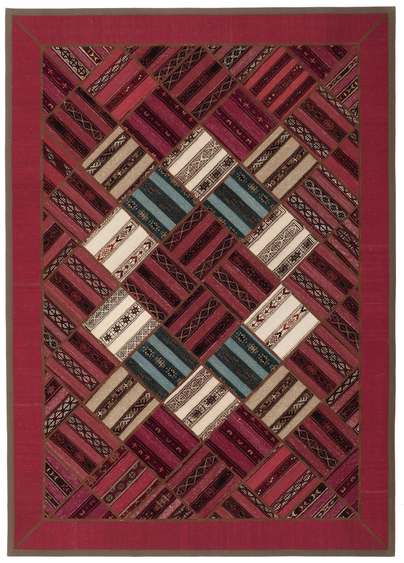 Persian Rug 207 × 293 cm in Wool, hand-woven