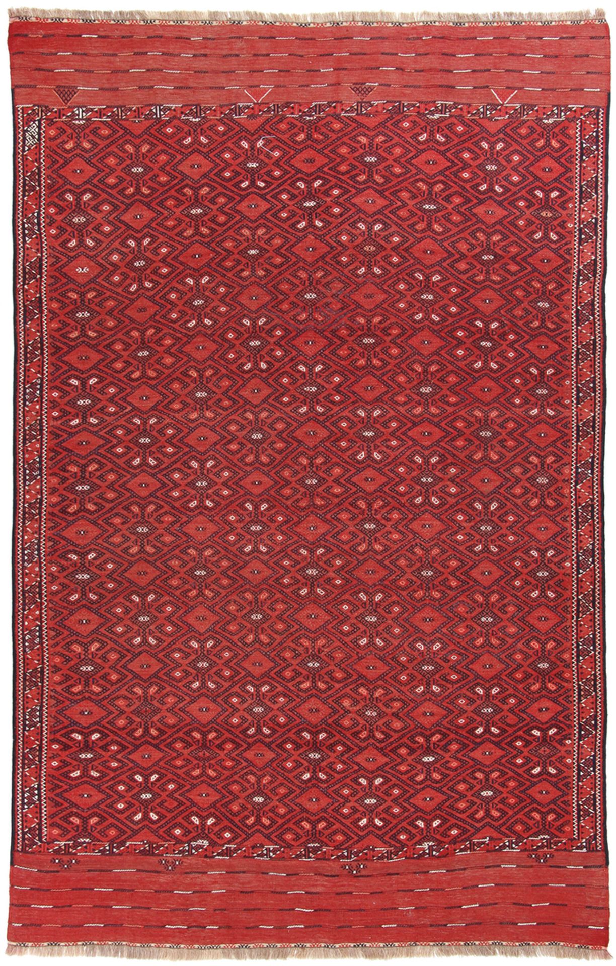 Wool Mashhad Persian Rug 188 × 312 cm, hand-knotted