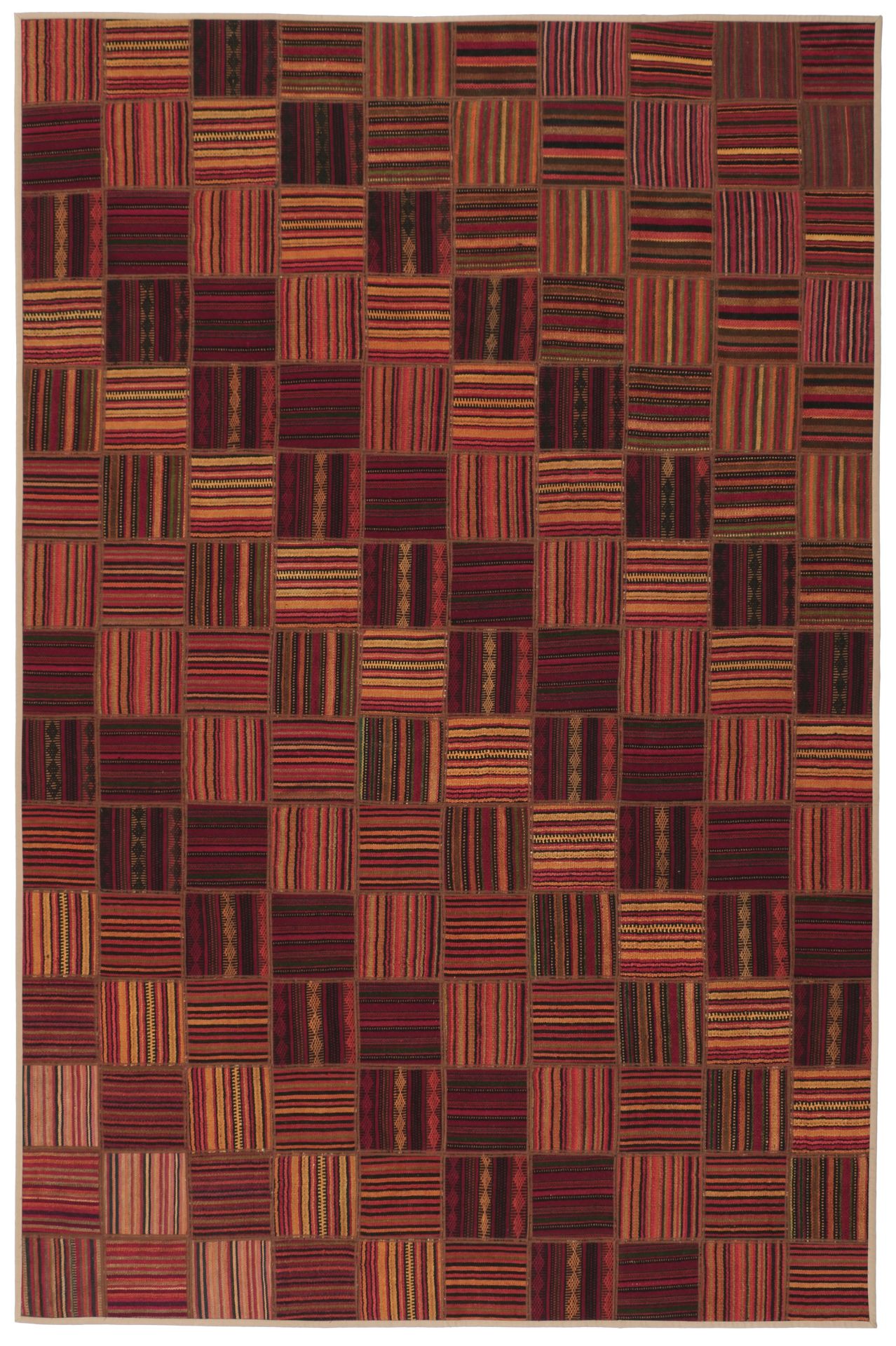 Kilim Persian Rug 194 × 295 cm in Wool, hand-woven