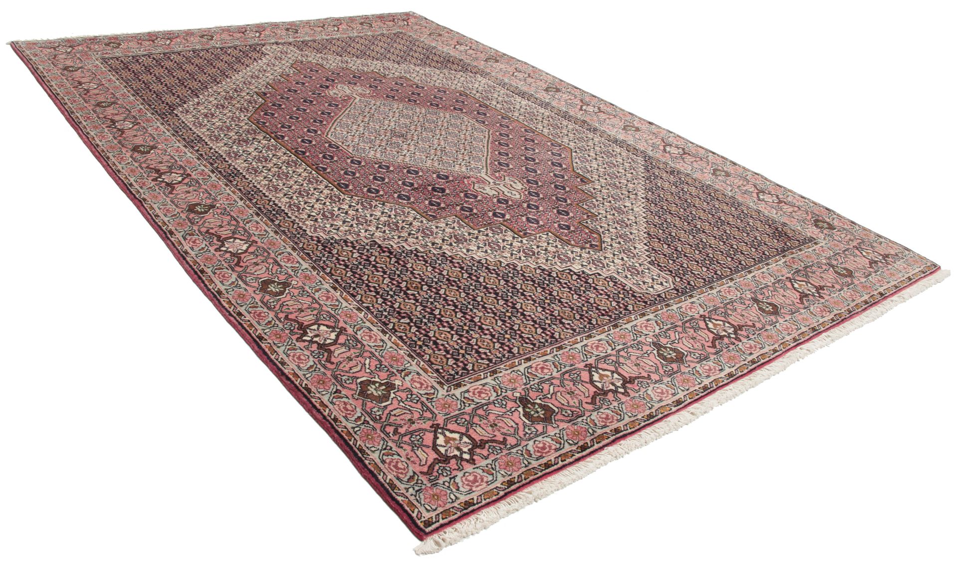 Alternative view of Wool Persian Rug 205 × 295 cm, hand-knotted