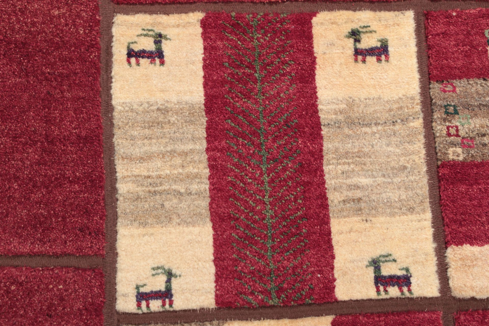 Hand-Knotted Gabbeh Persian Rug, 204 × 300 cm, Wool - Image 3