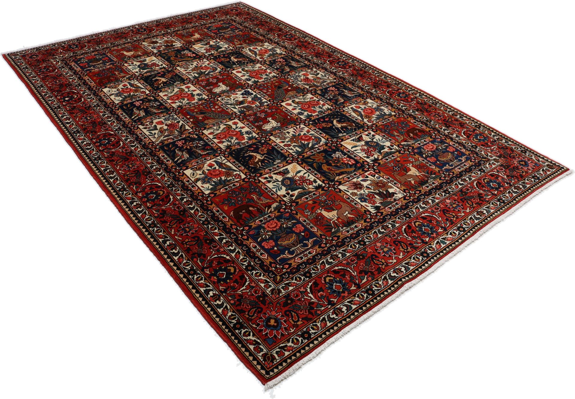 Wool Bakhtiari Persian Rug 215 × 323 cm, hand-knotted - Image 4