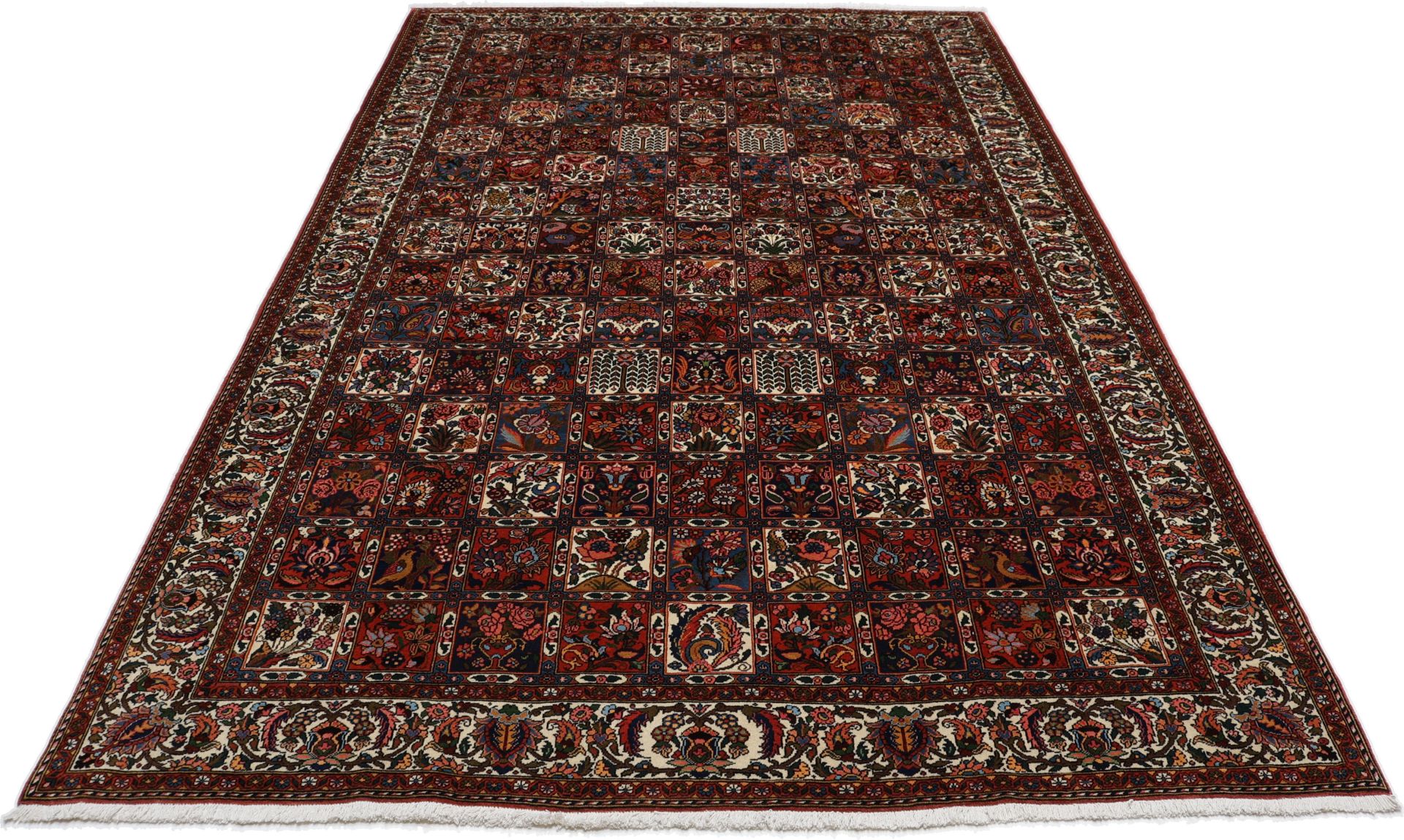 Wool Bakhtiari Persian Rug 197 × 296 cm, hand-knotted - Image 8