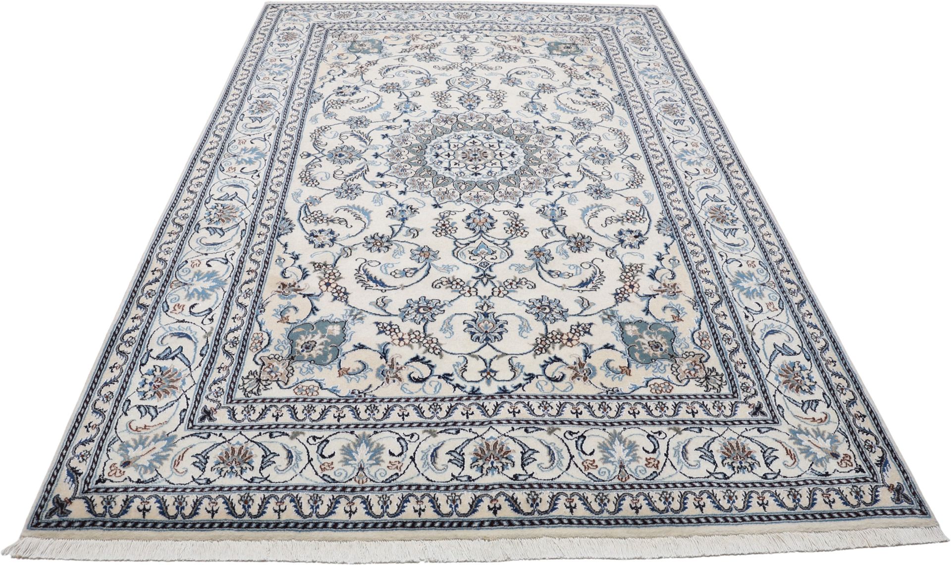 Alternative view of Nain Persian Rug 196 × 297 cm in Wool, hand-knotted