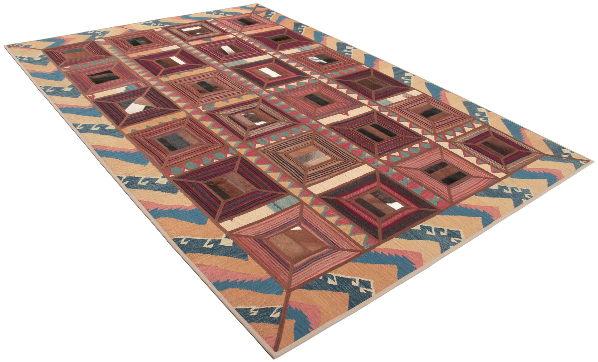Alternative view of Kilim Persian Rug 192 × 276 cm in Wool, hand-woven