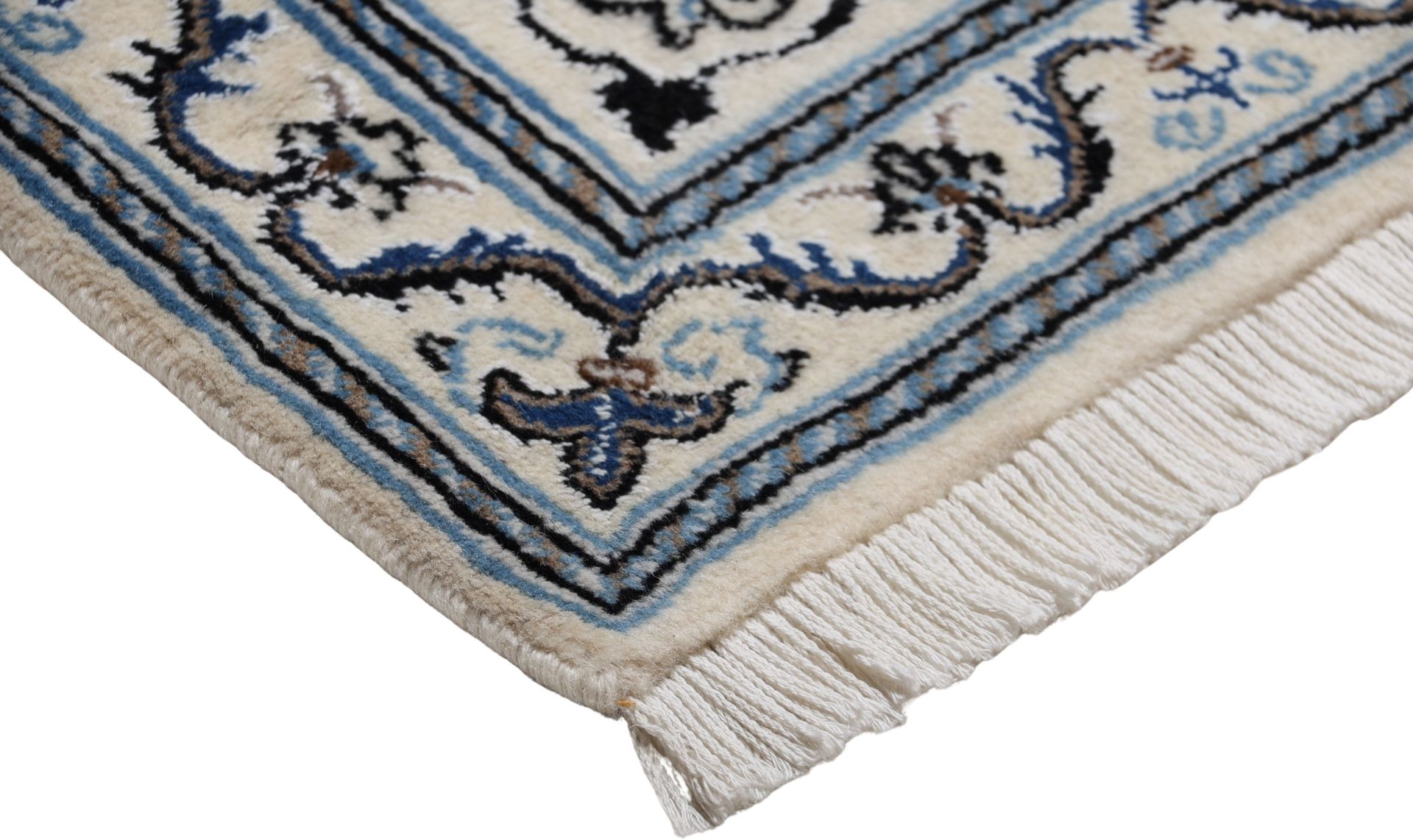 Hand-Knotted Nain Persian Rug, 196 × 299 cm, Wool - Image 6