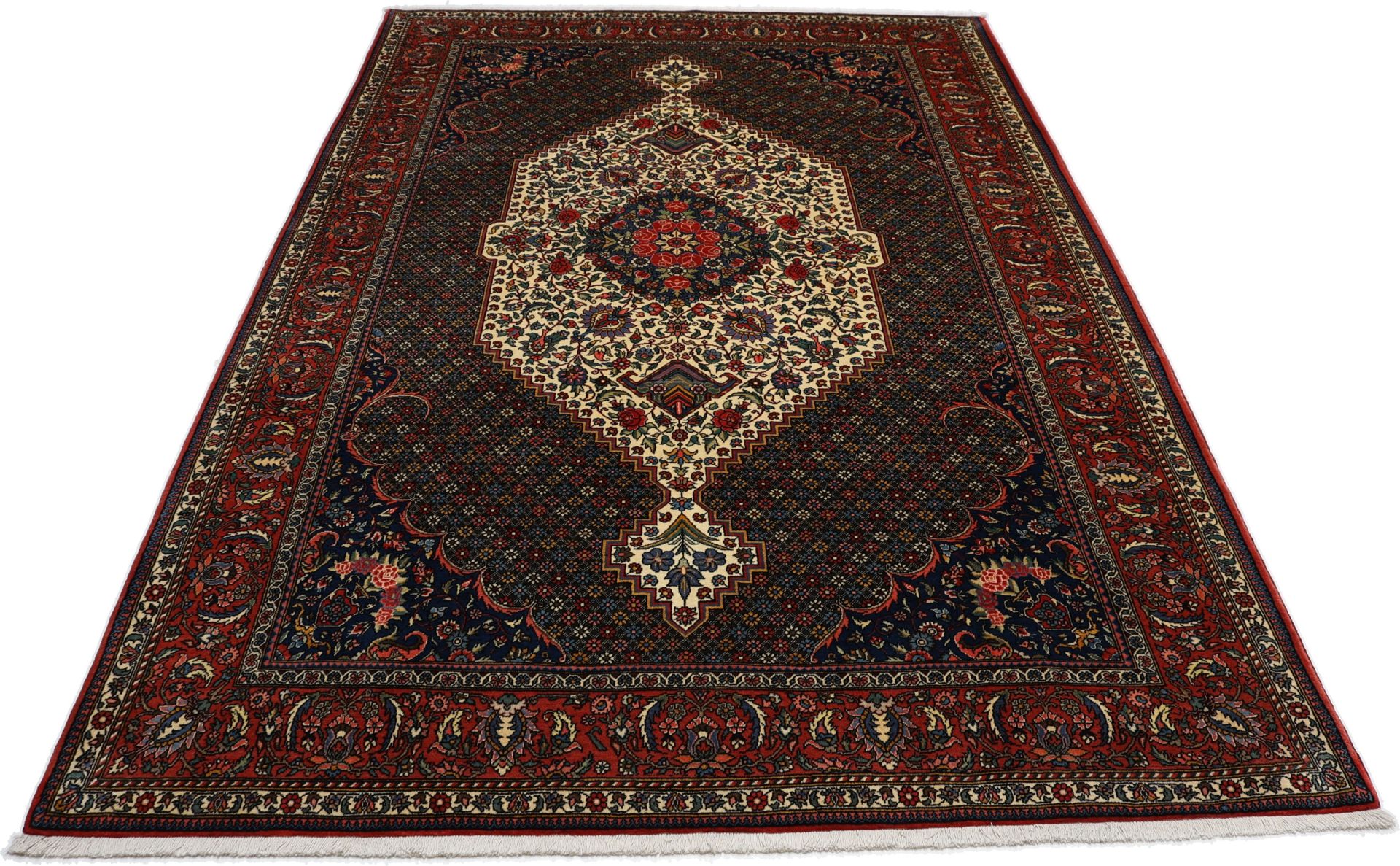 Bakhtiari Persian Rug 208 × 300 cm in Wool, hand-knotted - Image 8