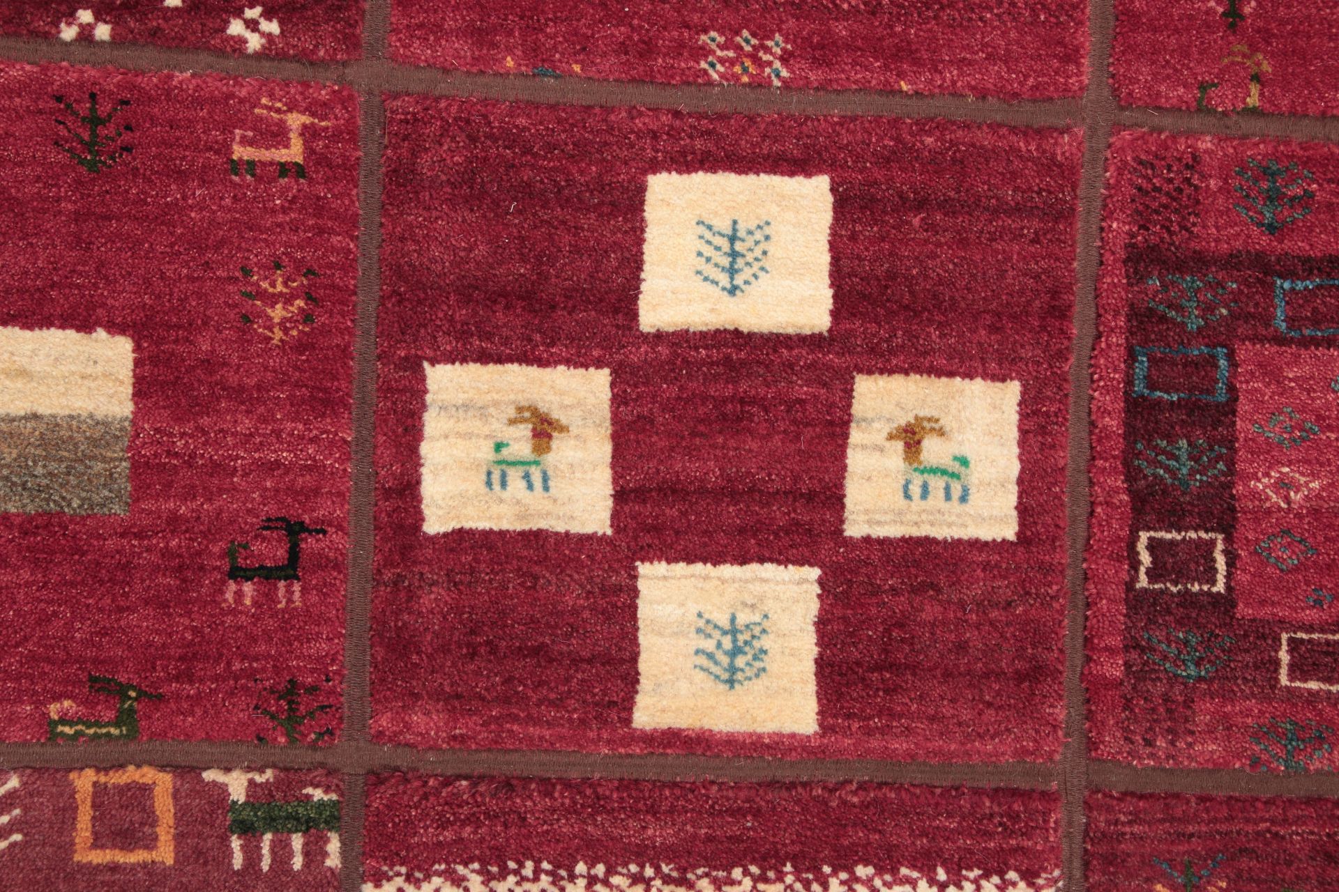 Hand-Knotted Gabbeh Persian Rug, 205 × 300 cm, Wool - Image 3
