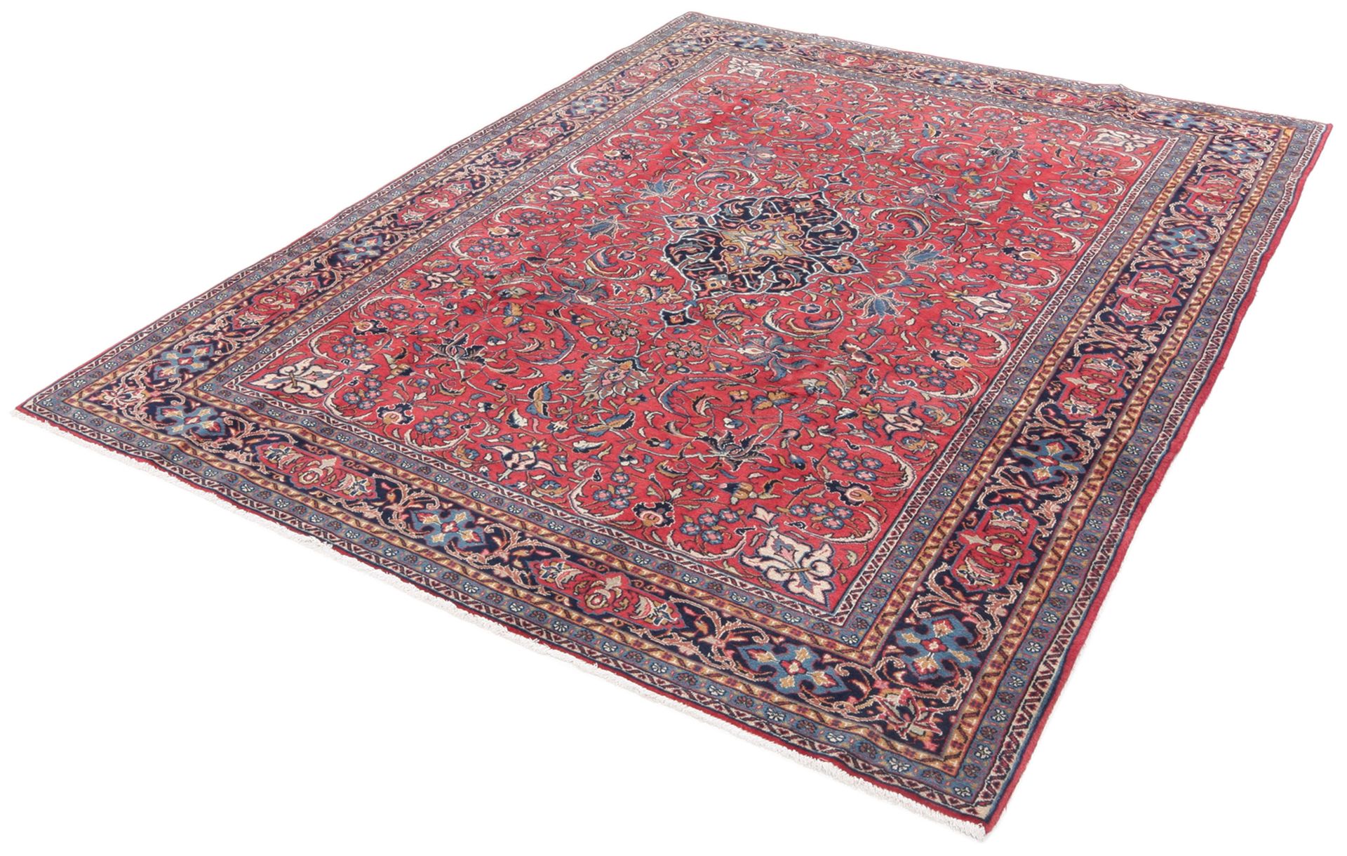 Alternative view of Hand-Knotted Sarouk Persian Rug, 210 × 285 cm, Wool
