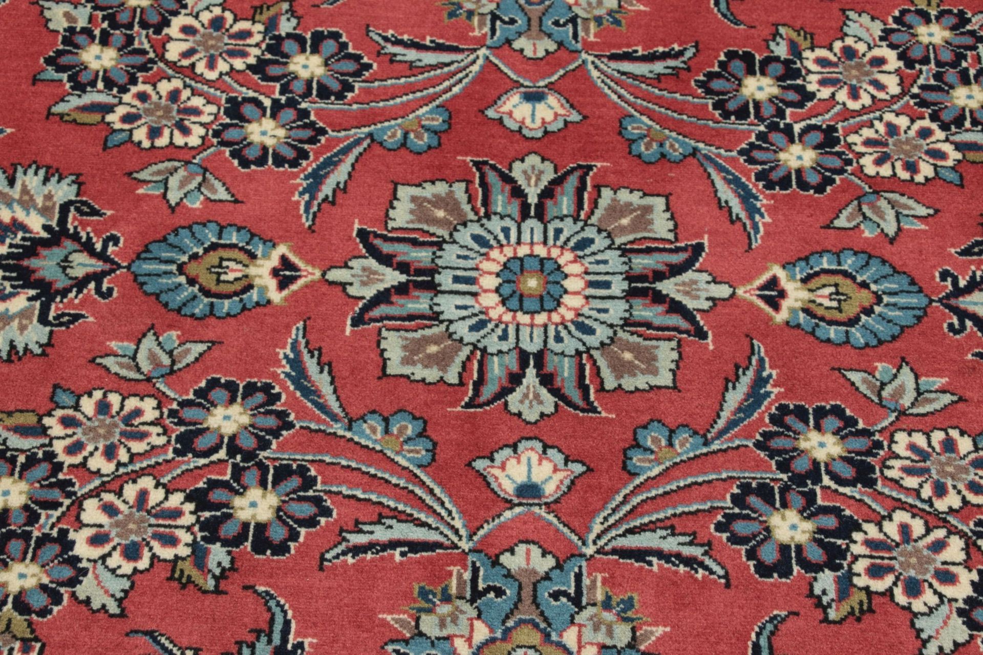 Hand-Knotted Kashan Persian Rug, 202 × 294 cm, Wool - Image 3