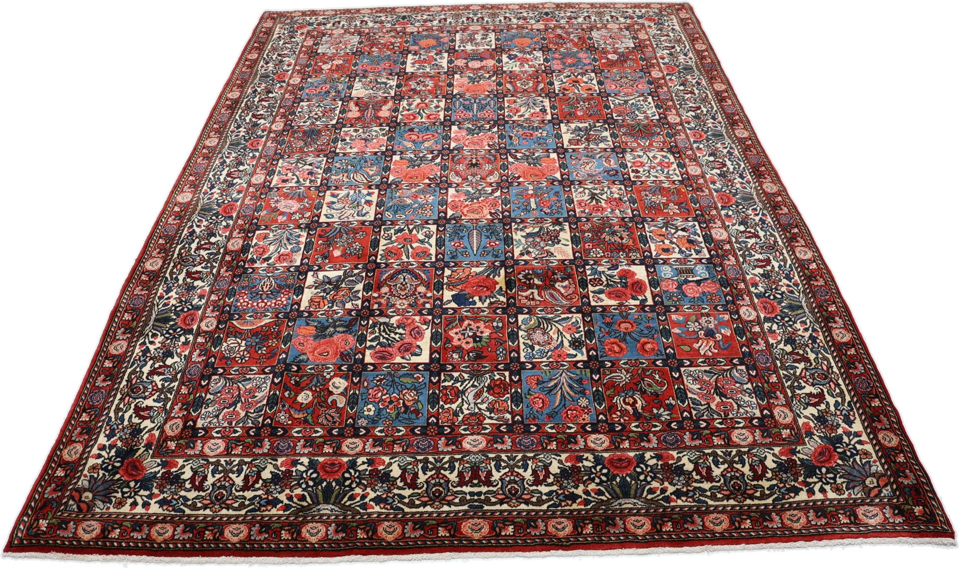 Alternative view of Hand-Knotted Bakhtiari Persian Rug, 210 × 295 cm, Wool