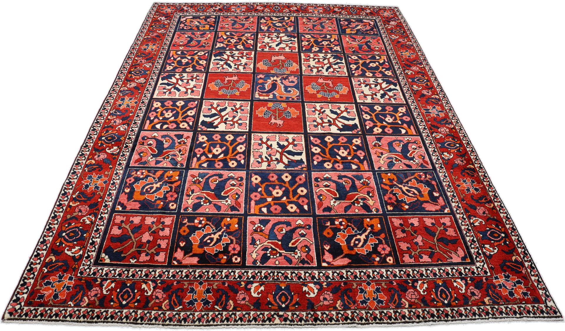 Alternative view of Hand-Knotted Bakhtiari Persian Rug, 215 × 300 cm, Wool