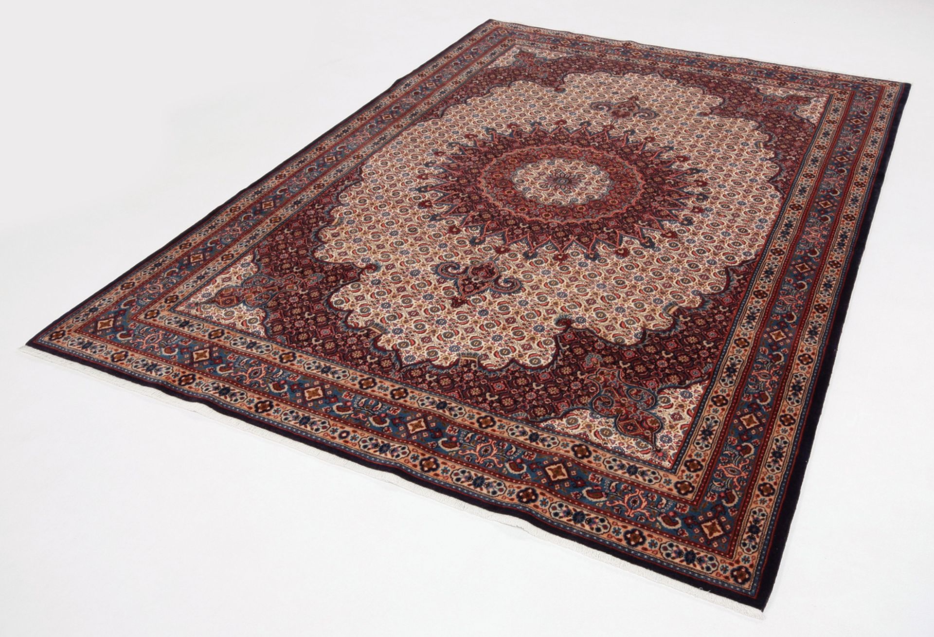 Alternative view of Moud Persian Rug 205 × 297 cm in Wool, hand-knotted