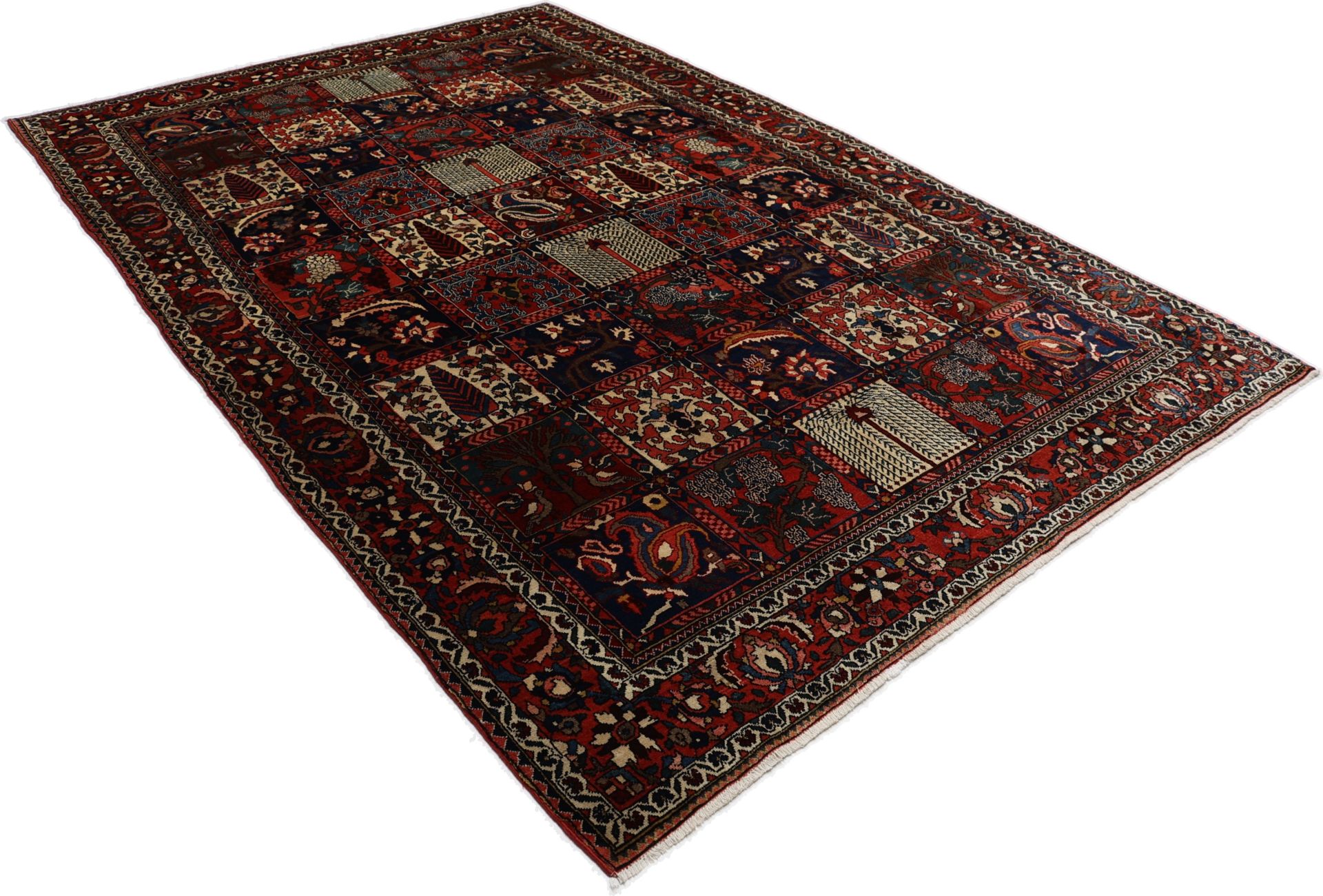 Bakhtiari Persian Rug 210 × 312 cm in Wool, hand-knotted - Image 4