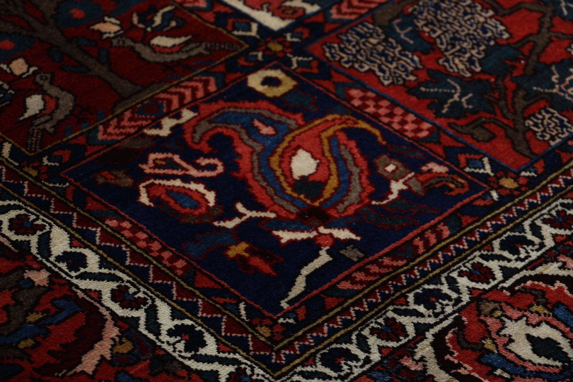 Bakhtiari Persian Rug 210 × 312 cm in Wool, hand-knotted - Image 5